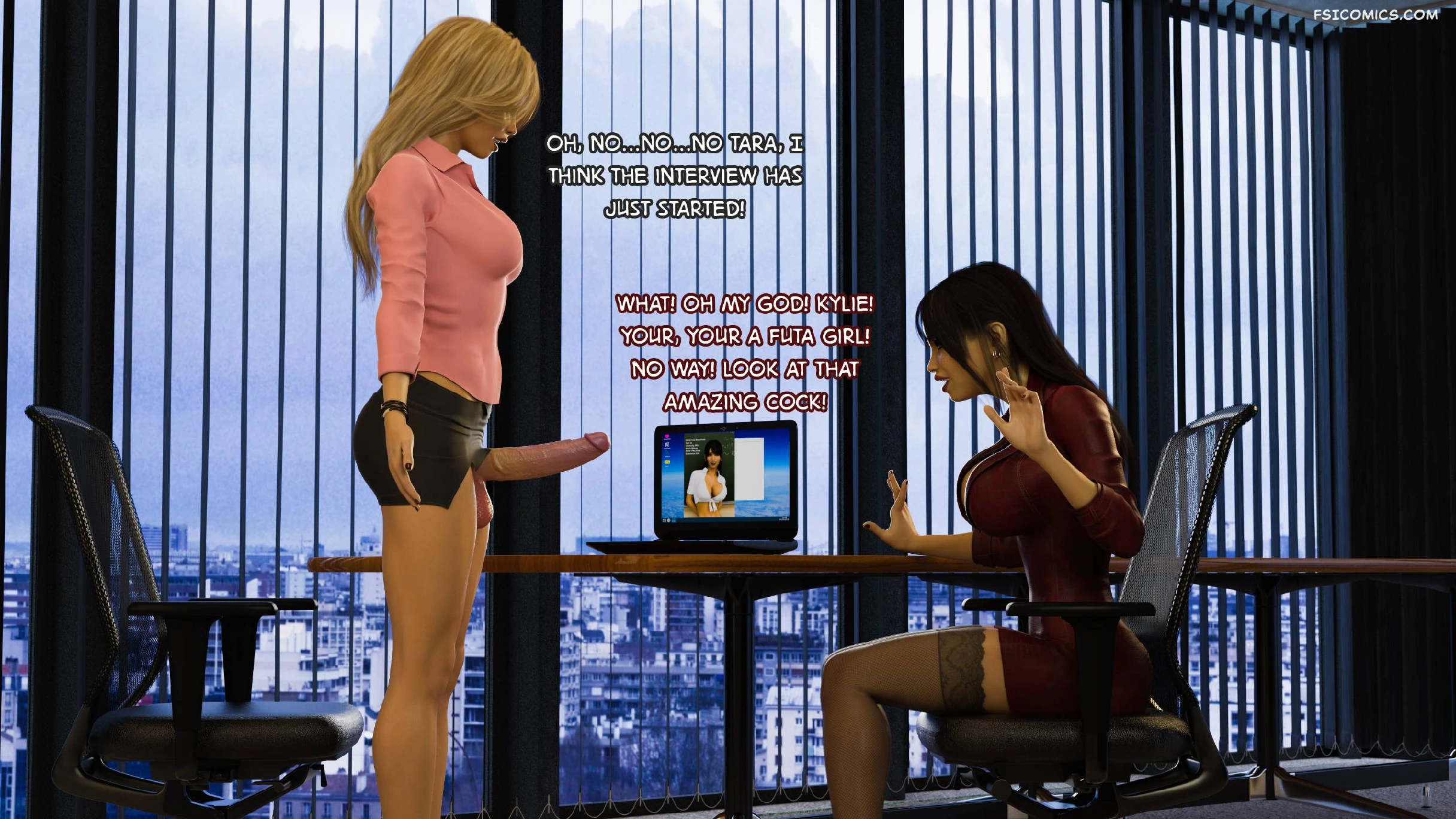 Kayla and Kylie Workday 3DZen FSIComics.com 60 - FSIComics Kayla and Kylie Workday 3DZen FSIComics.com 60 - FSIComics