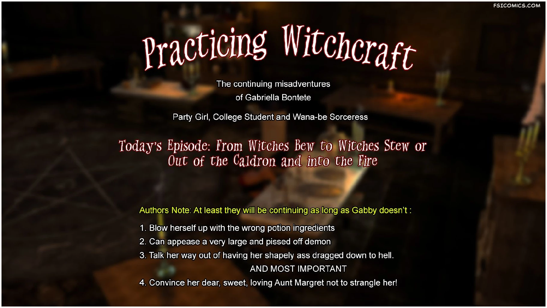 Practicing Witchcraft Chapter 1 3DZen FSIComics.com 1 - FSIComics Practicing Witchcraft Chapter 1 – 3DZen