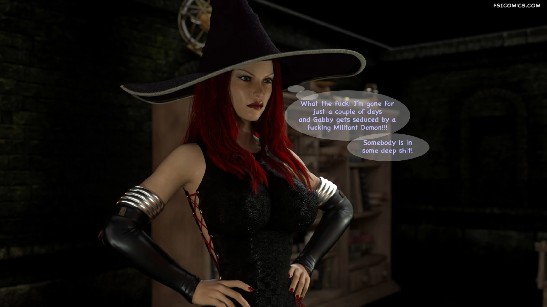 Practicing Witchcraft Chapter 1 3DZen FSIComics.com 109 - FSIComics Practicing Witchcraft Chapter 1 3DZen FSIComics.com 109 - FSIComics