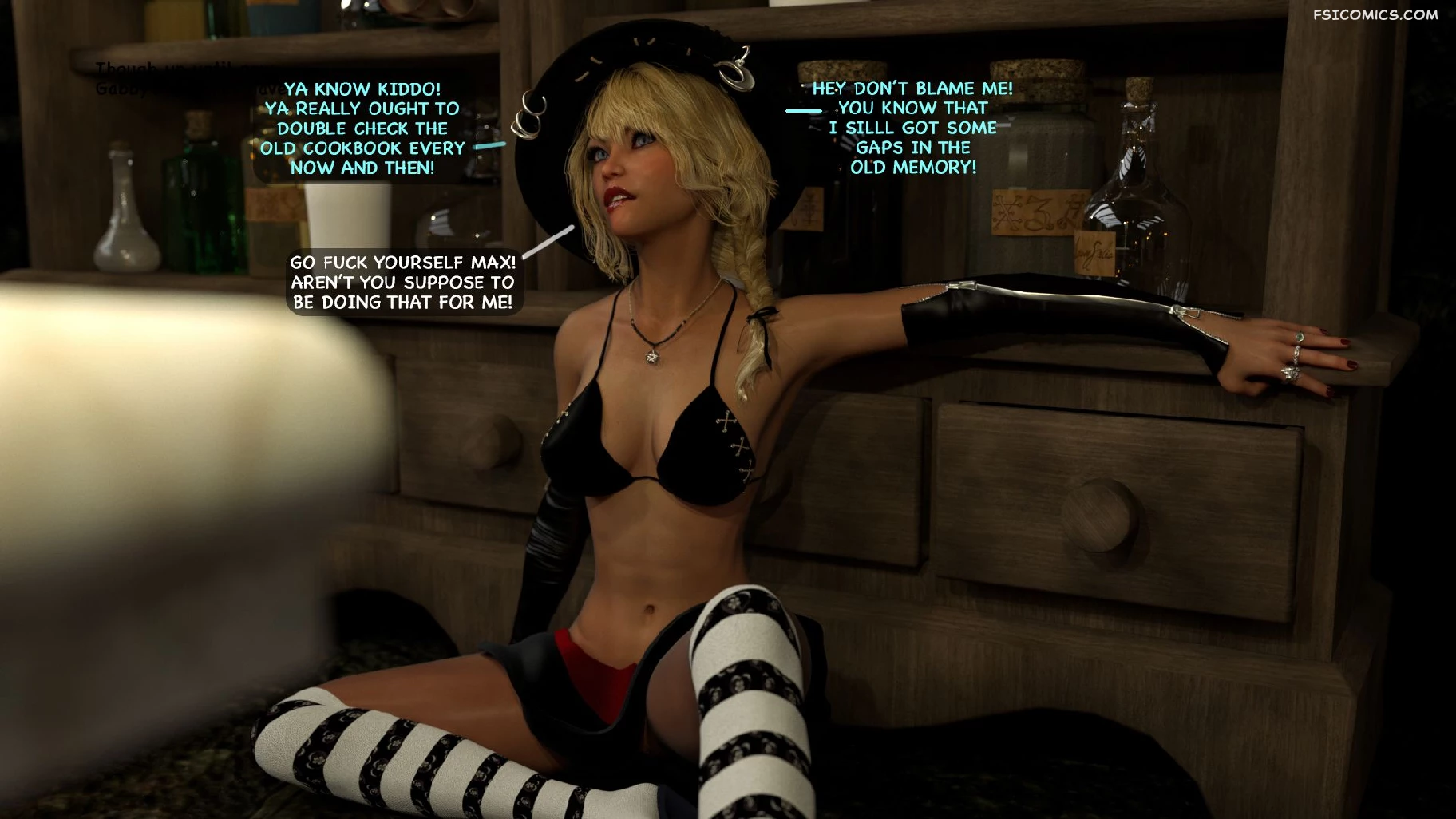 Practicing Witchcraft Chapter 1 3DZen FSIComics.com 19 - FSIComics Practicing Witchcraft Chapter 1 3DZen FSIComics.com 19 - FSIComics