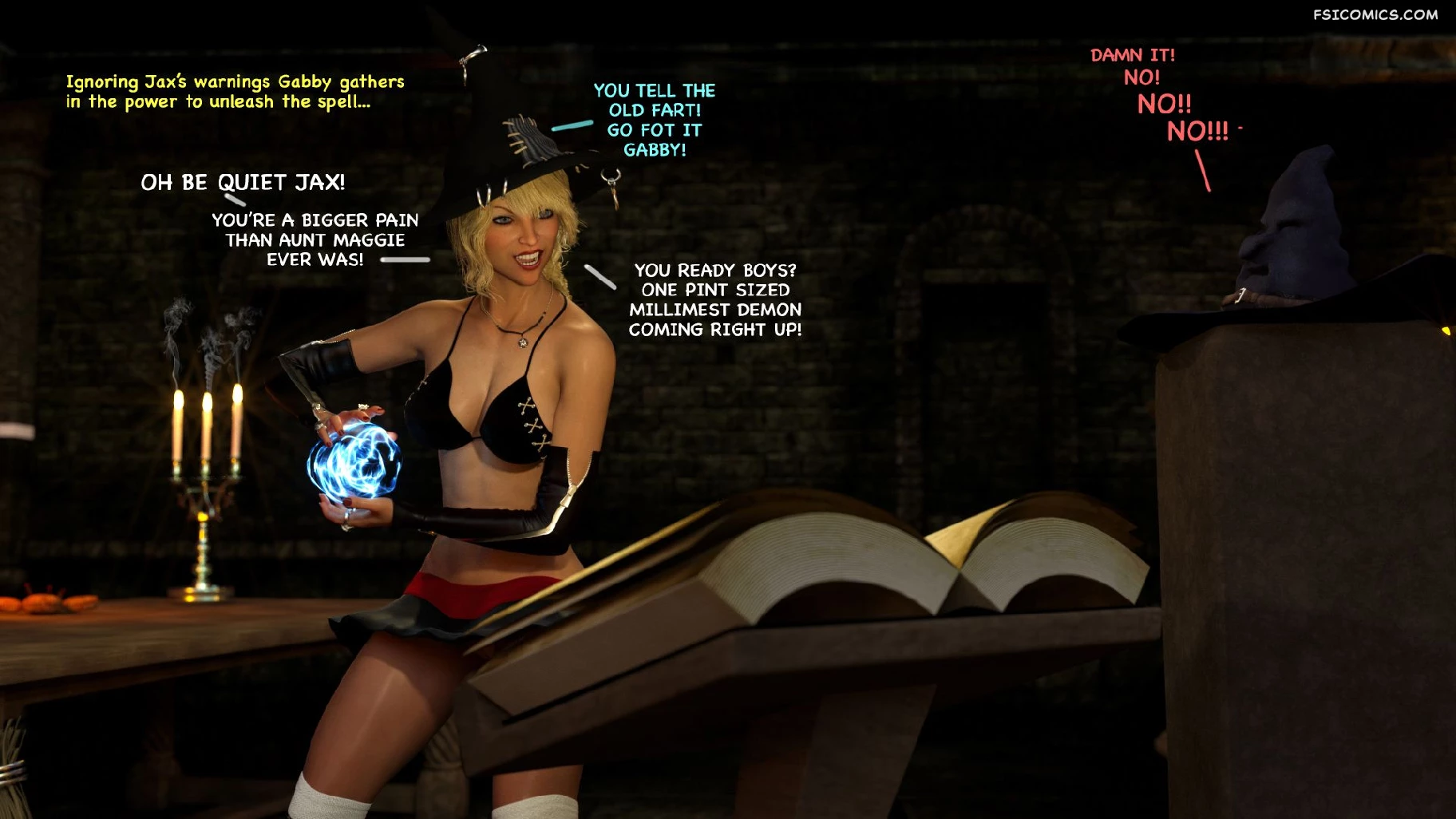 Practicing Witchcraft Chapter 1 3DZen FSIComics.com 23 - FSIComics Practicing Witchcraft Chapter 1 3DZen FSIComics.com 23 - FSIComics