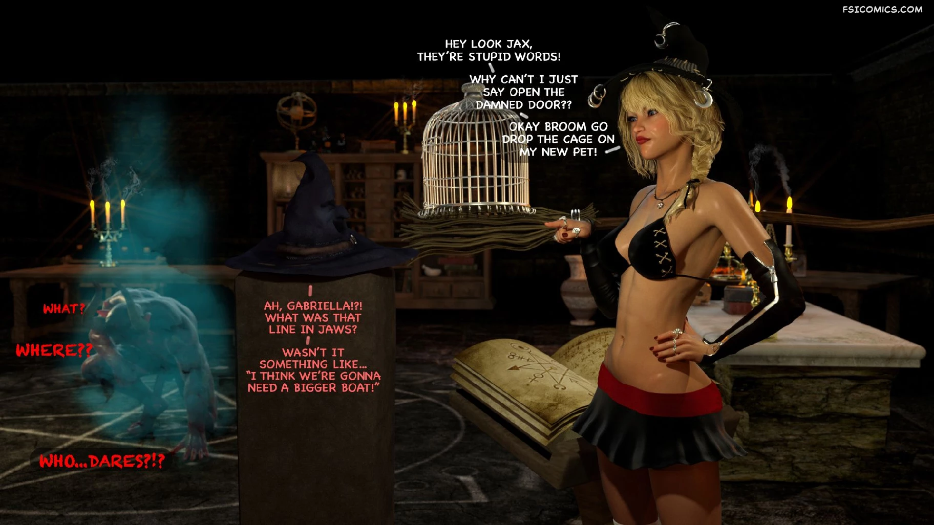 Practicing Witchcraft Chapter 1 3DZen FSIComics.com 25 - FSIComics Practicing Witchcraft Chapter 1 3DZen FSIComics.com 25 - FSIComics