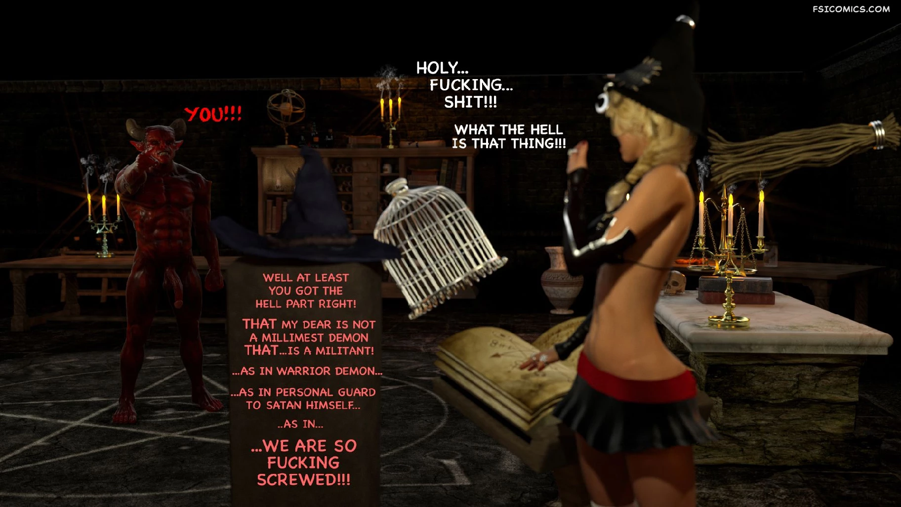 Practicing Witchcraft Chapter 1 3DZen FSIComics.com 26 - FSIComics Practicing Witchcraft Chapter 1 3DZen FSIComics.com 26 - FSIComics