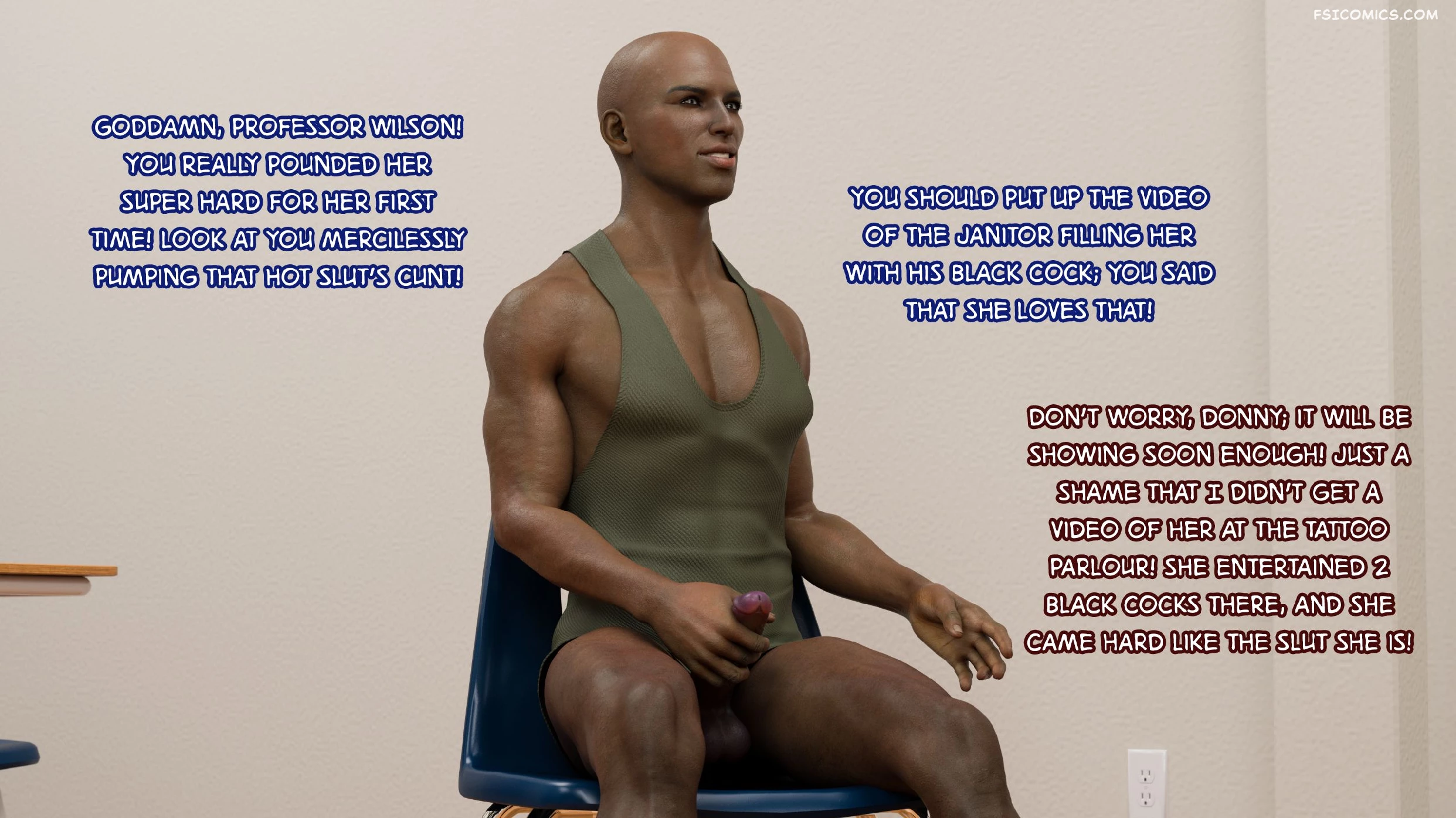 Shades of Darkness Chapter 7 Part 6 Kattes School Day 3DZen FSIComics.com 169 - FSIComics