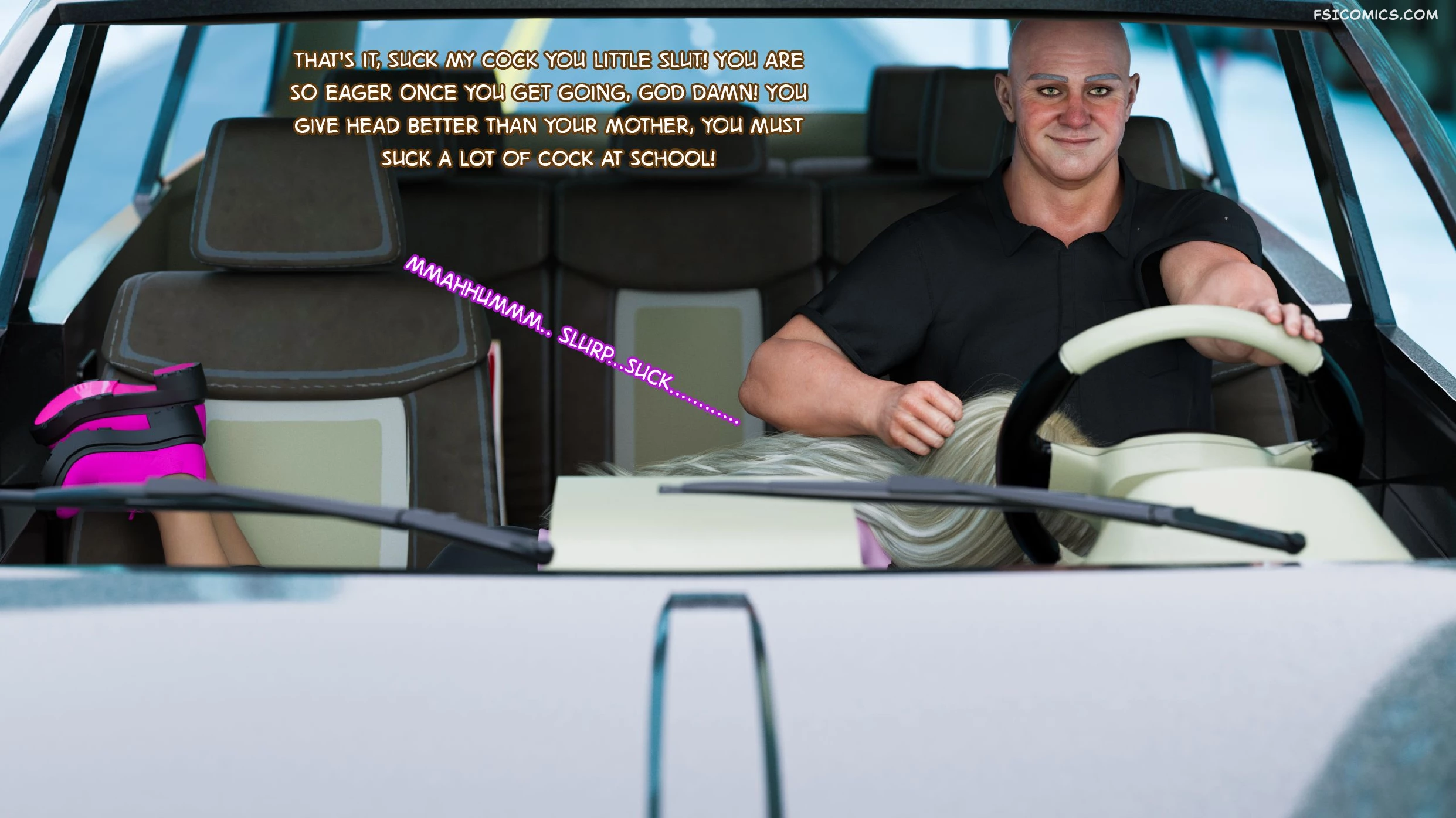 Shades of Darkness Chapter 7 Part 6 Kattes School Day 3DZen FSIComics.com 17 - FSIComics