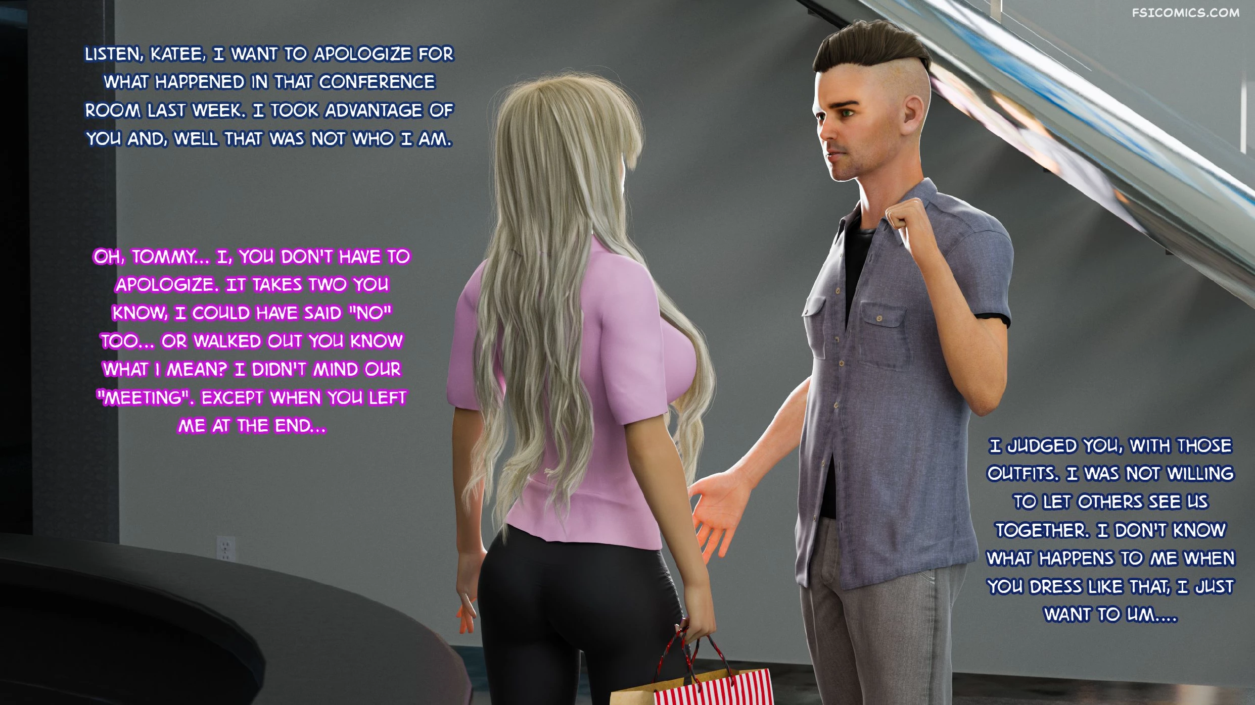 Shades of Darkness Chapter 7 Part 6 Kattes School Day 3DZen FSIComics.com 28 - FSIComics