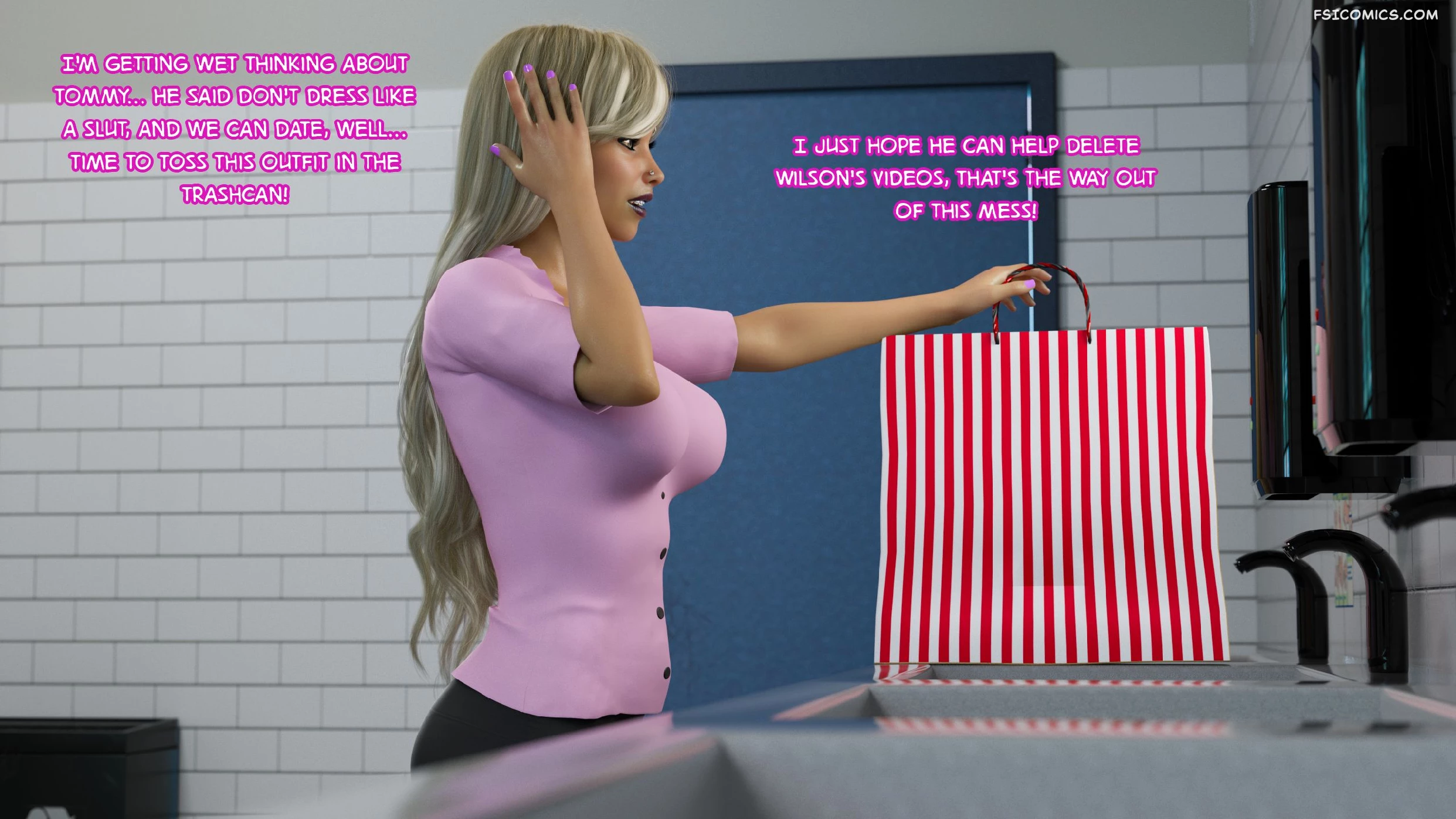 Shades of Darkness Chapter 7 Part 6 Kattes School Day 3DZen FSIComics.com 35 - FSIComics