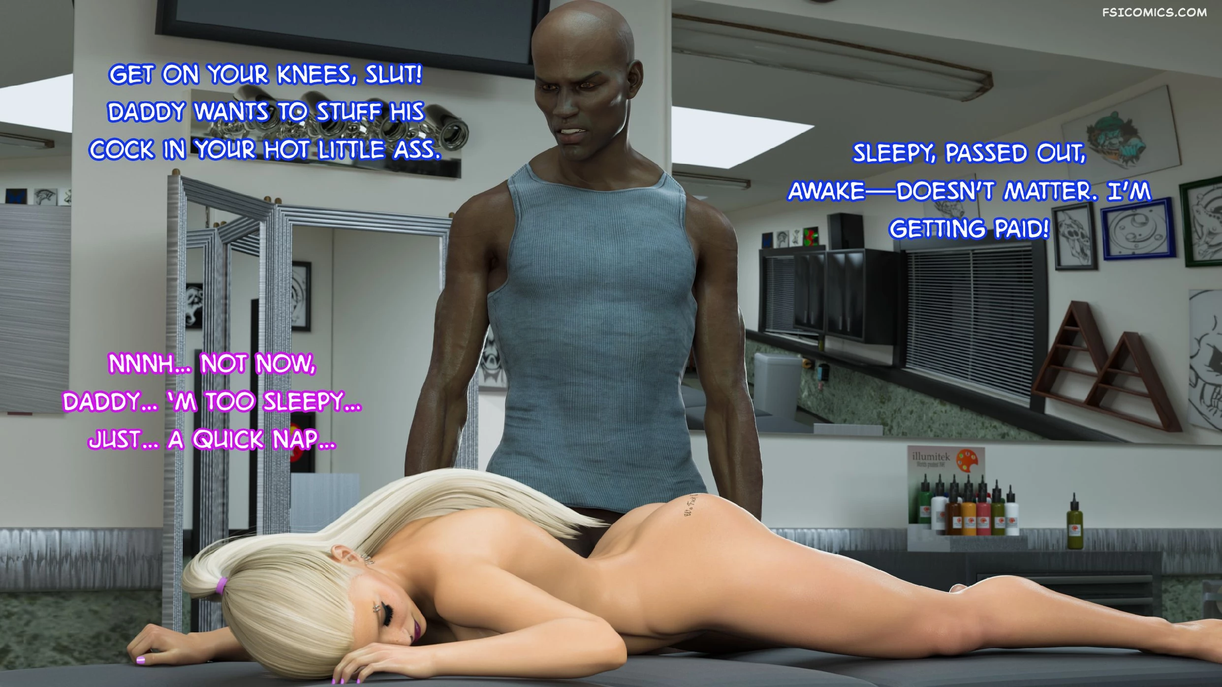 Shades of Darkness Chapter 7 Part 7 Professors Pet 3DZen FSIComics.com 28 - FSIComics