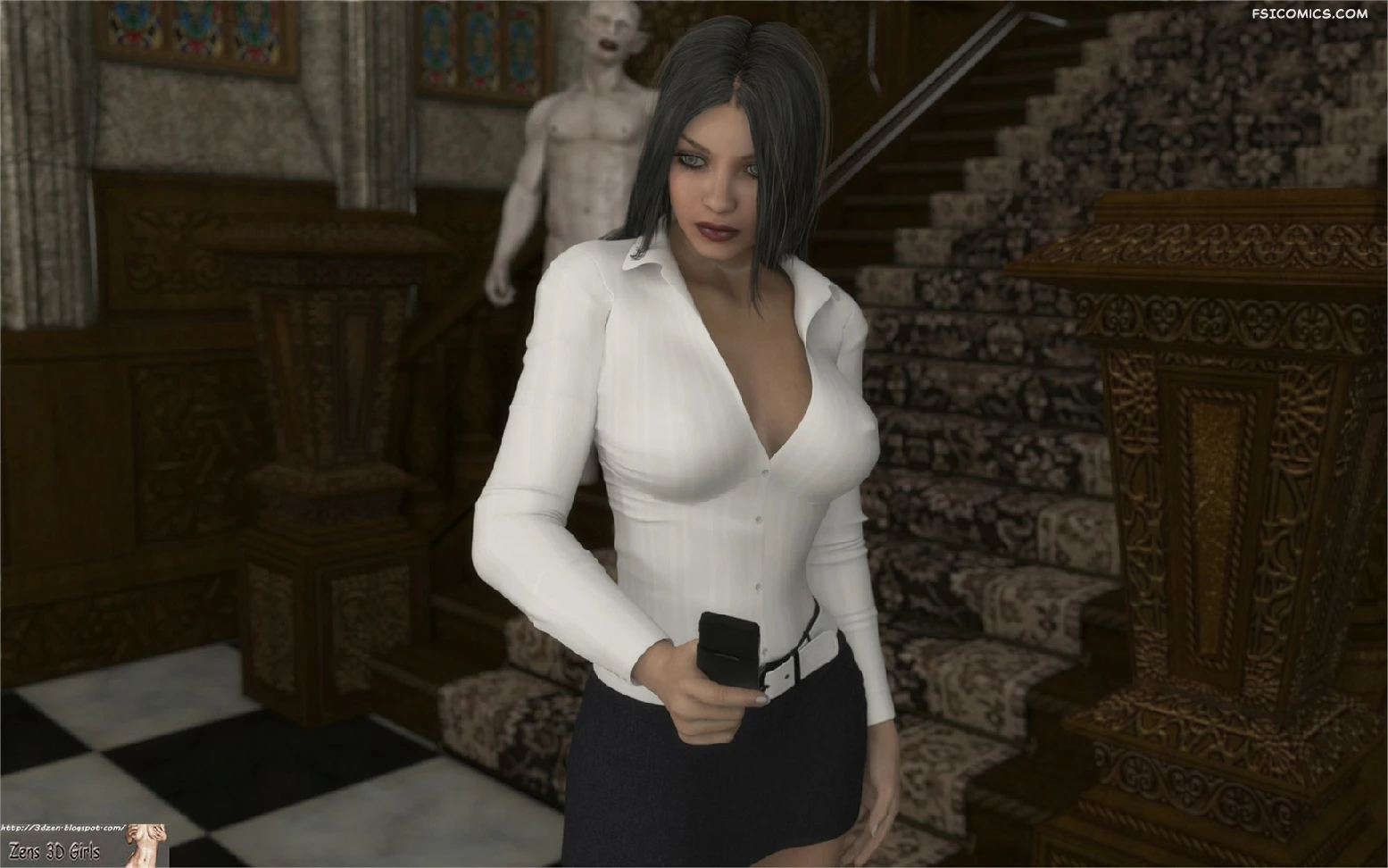 Tanya Sent To The Mansion 3DZen FSIComics.com 4 - FSIComics