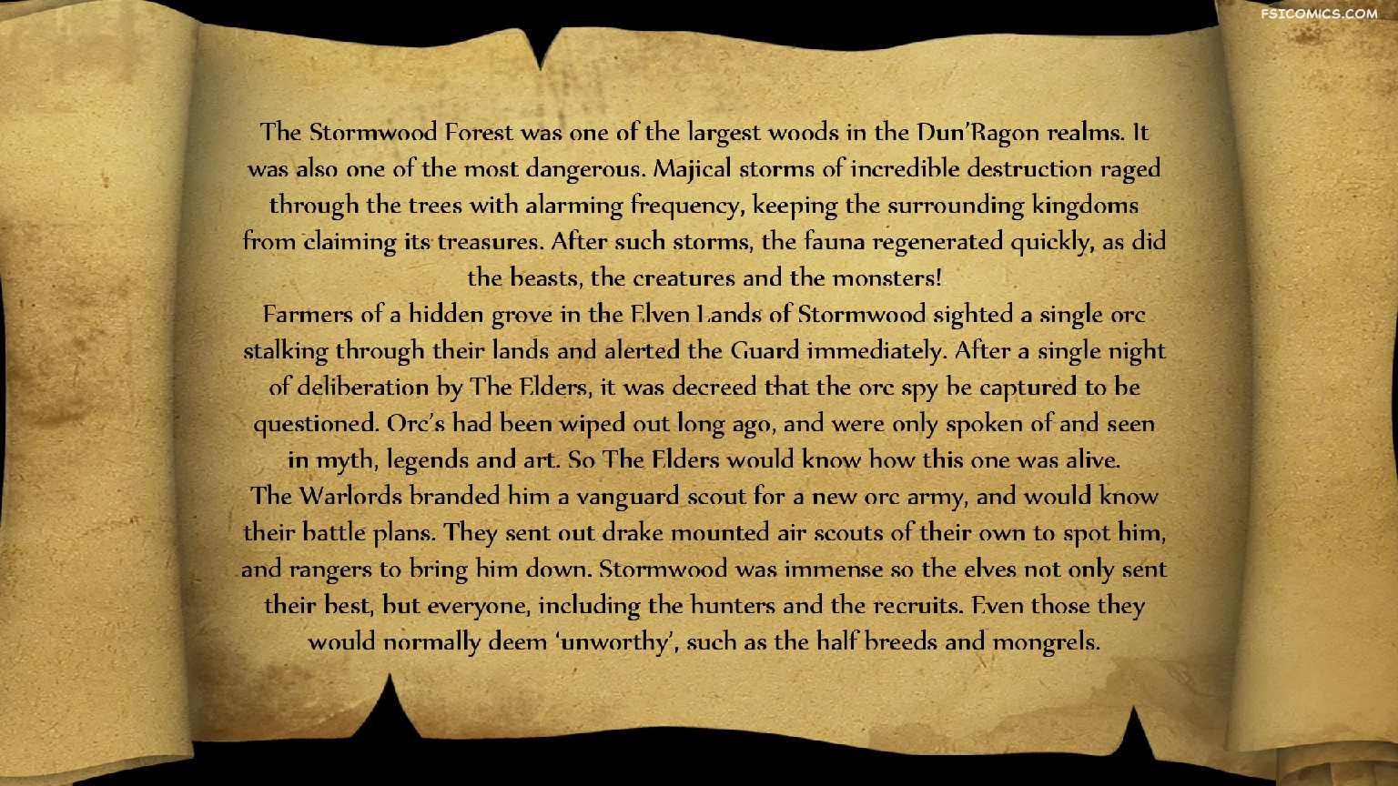 The Chronicles of DunRagon Chapter 1 The Half Elf 3DZen FSIComics.com 2 - FSIComics