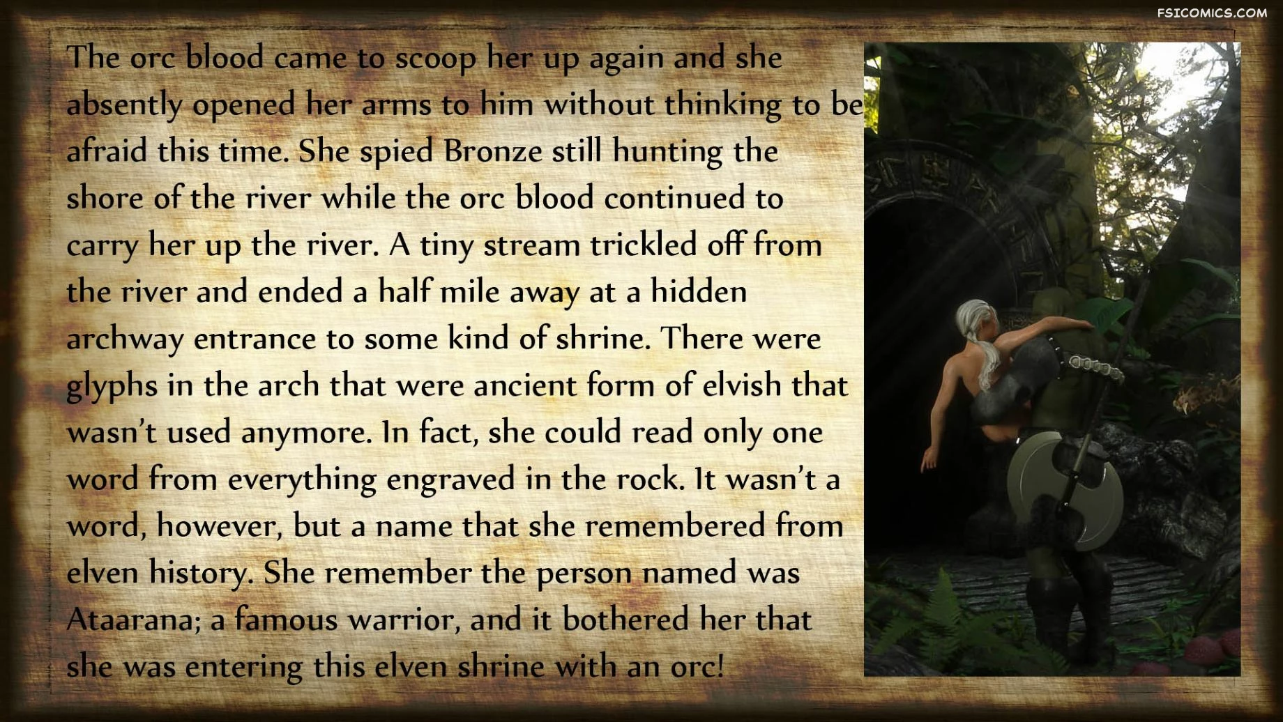 The Chronicles of DunRagon Chapter 2 The Half Orc 3DZen FSIComics.com 17 - FSIComics
