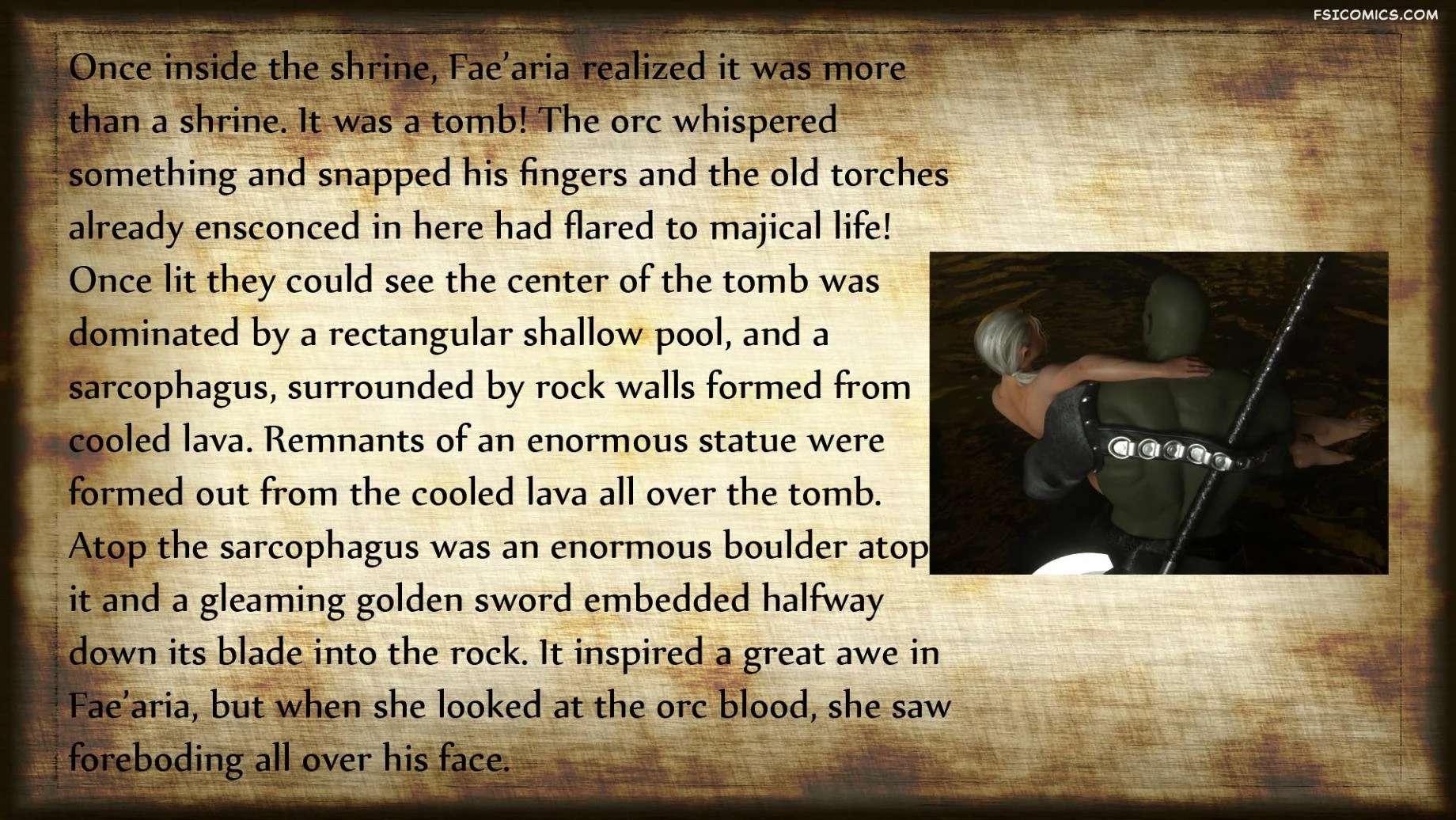 The Chronicles of DunRagon Chapter 2 The Half Orc 3DZen FSIComics.com 19 - FSIComics