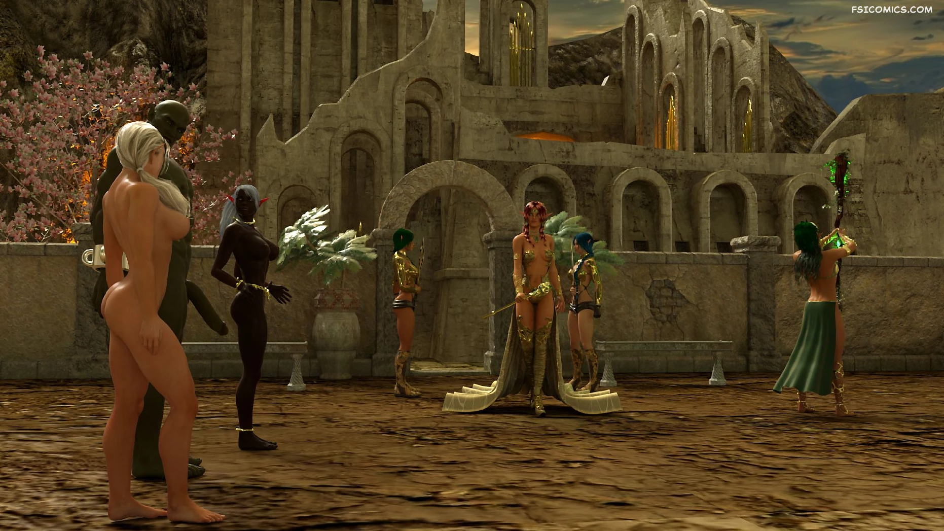 The Chronicles of DunRagon Chapter 3 The Half Drow 3DZen FSIComics.com 101 - FSIComics