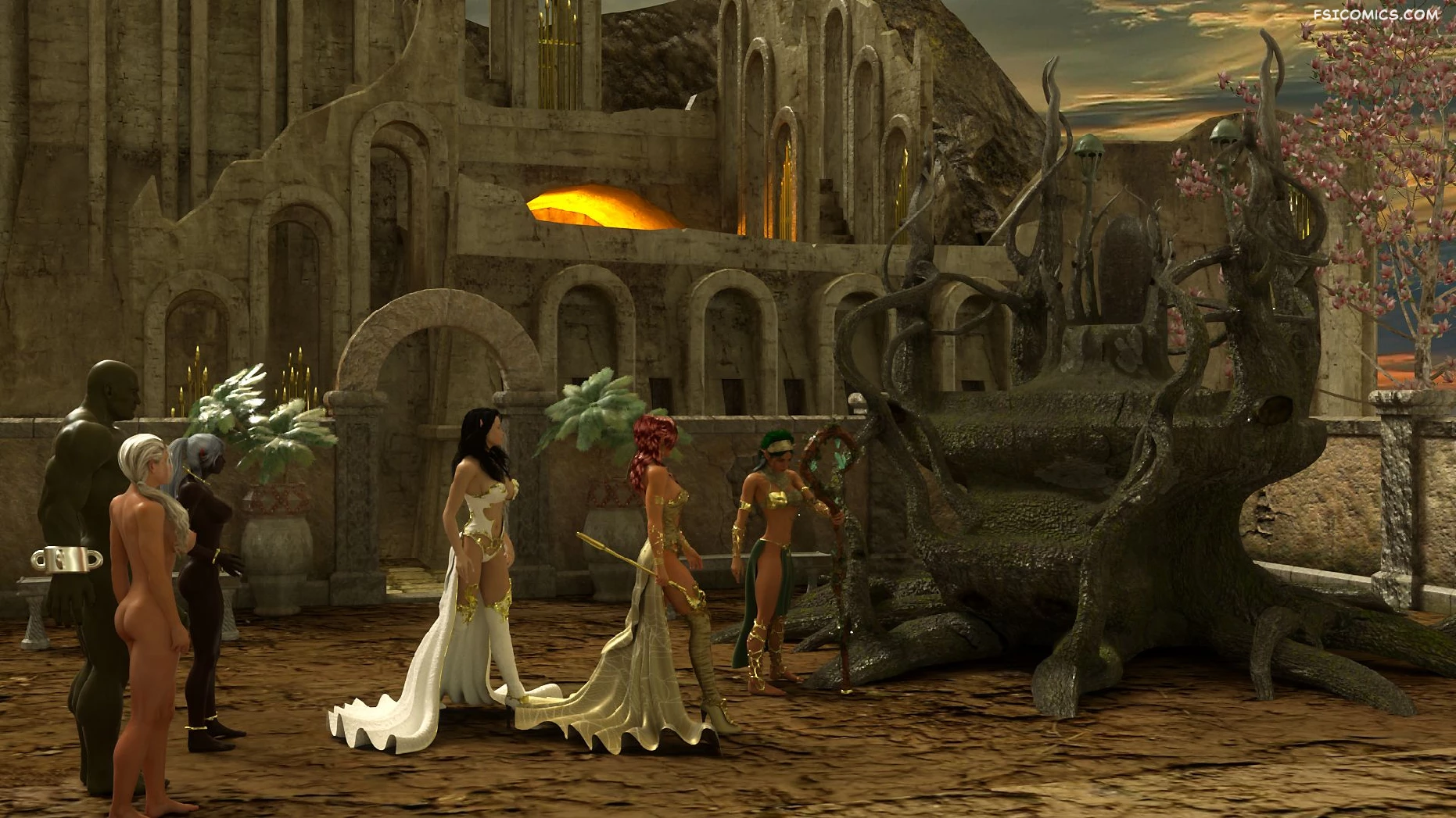 The Chronicles of DunRagon Chapter 3 The Half Drow 3DZen FSIComics.com 111 - FSIComics