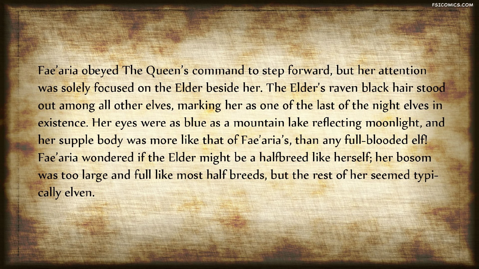 The Chronicles of DunRagon Chapter 3 The Half Drow 3DZen FSIComics.com 112 - FSIComics