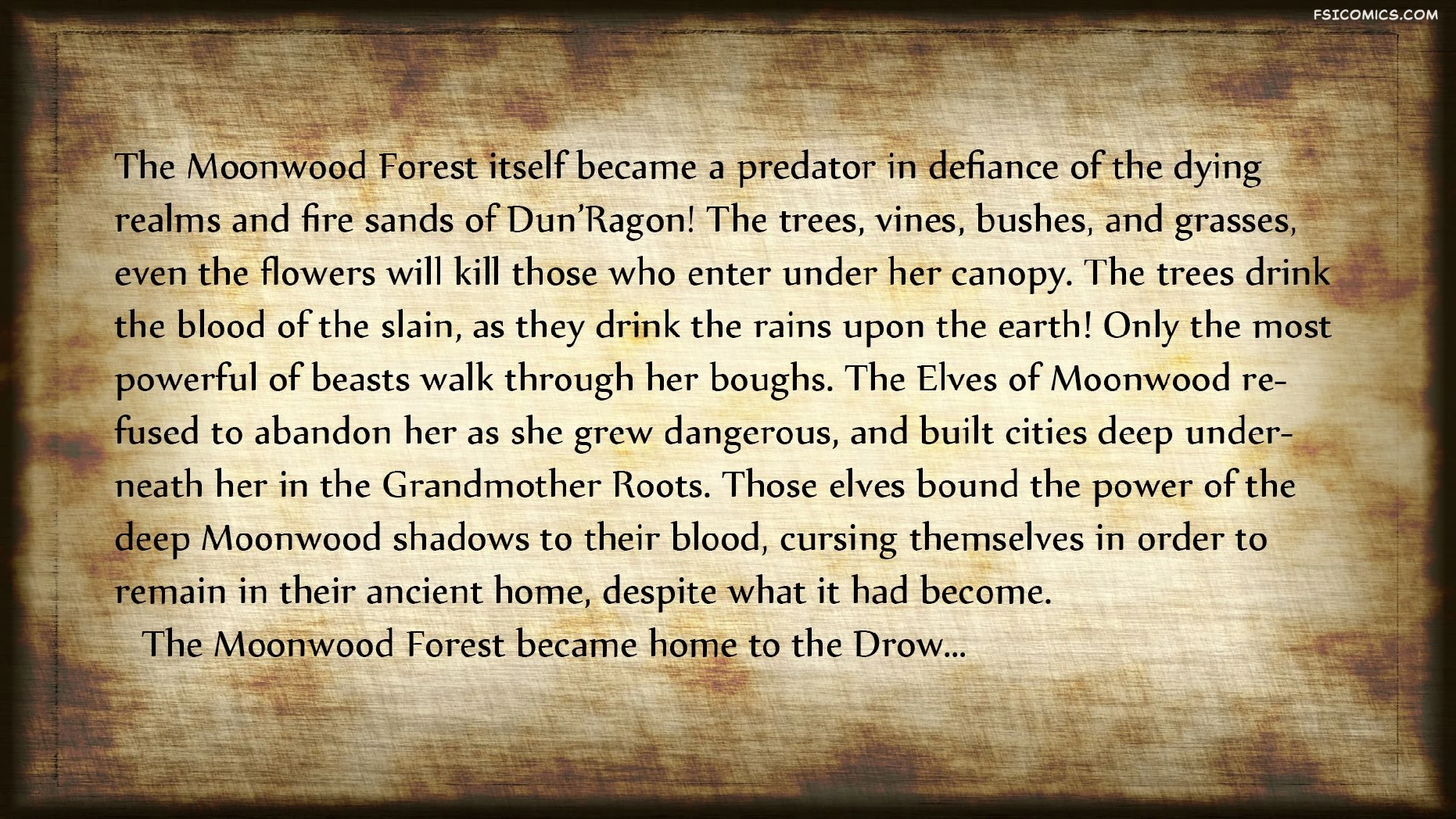 The Chronicles of DunRagon Chapter 3 The Half Drow 3DZen FSIComics.com 3 - FSIComics