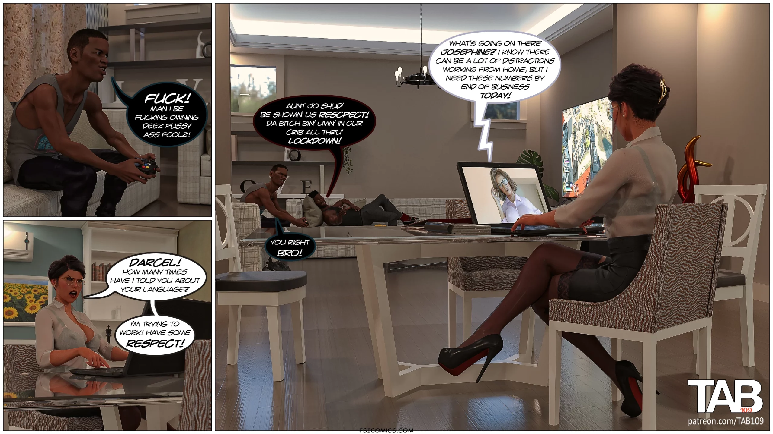 Working From Home TAB109 Collection FSIComics.com 1 scaled - FSIComics Working From Home – TAB109