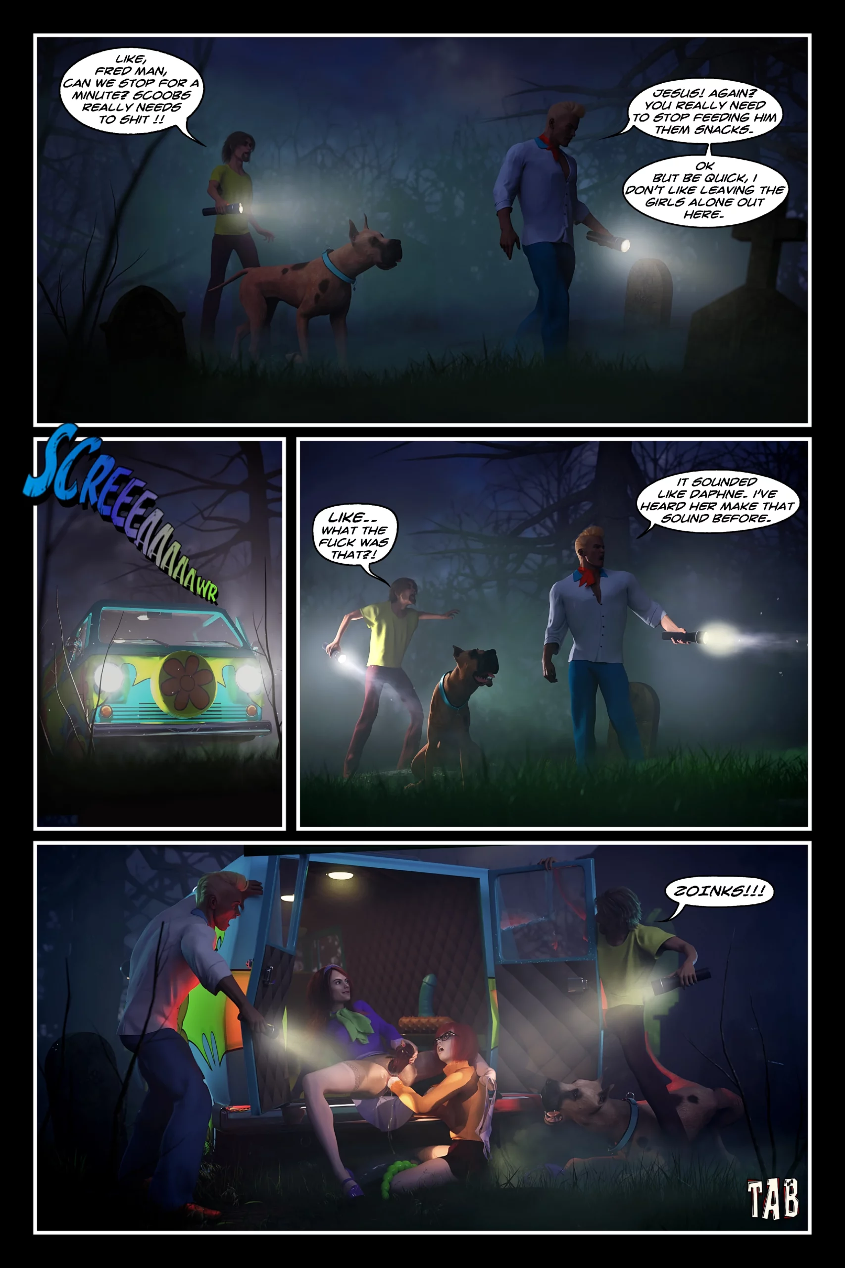 Wrist Deep In Daphne TAB109 Collection FSIComics.com 3 scaled - FSIComics