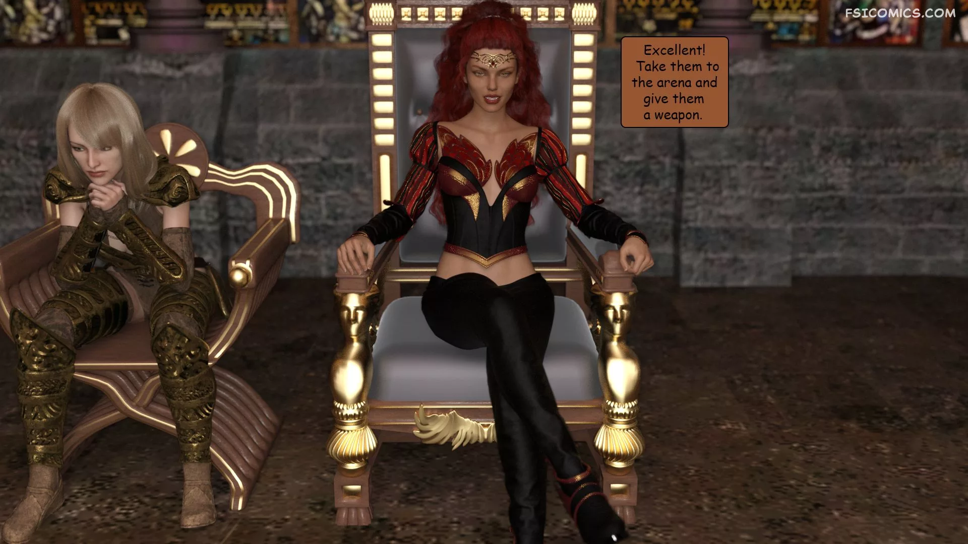 elf vs barbarian chapter 1 kizaru3d 003 - FSIComics
