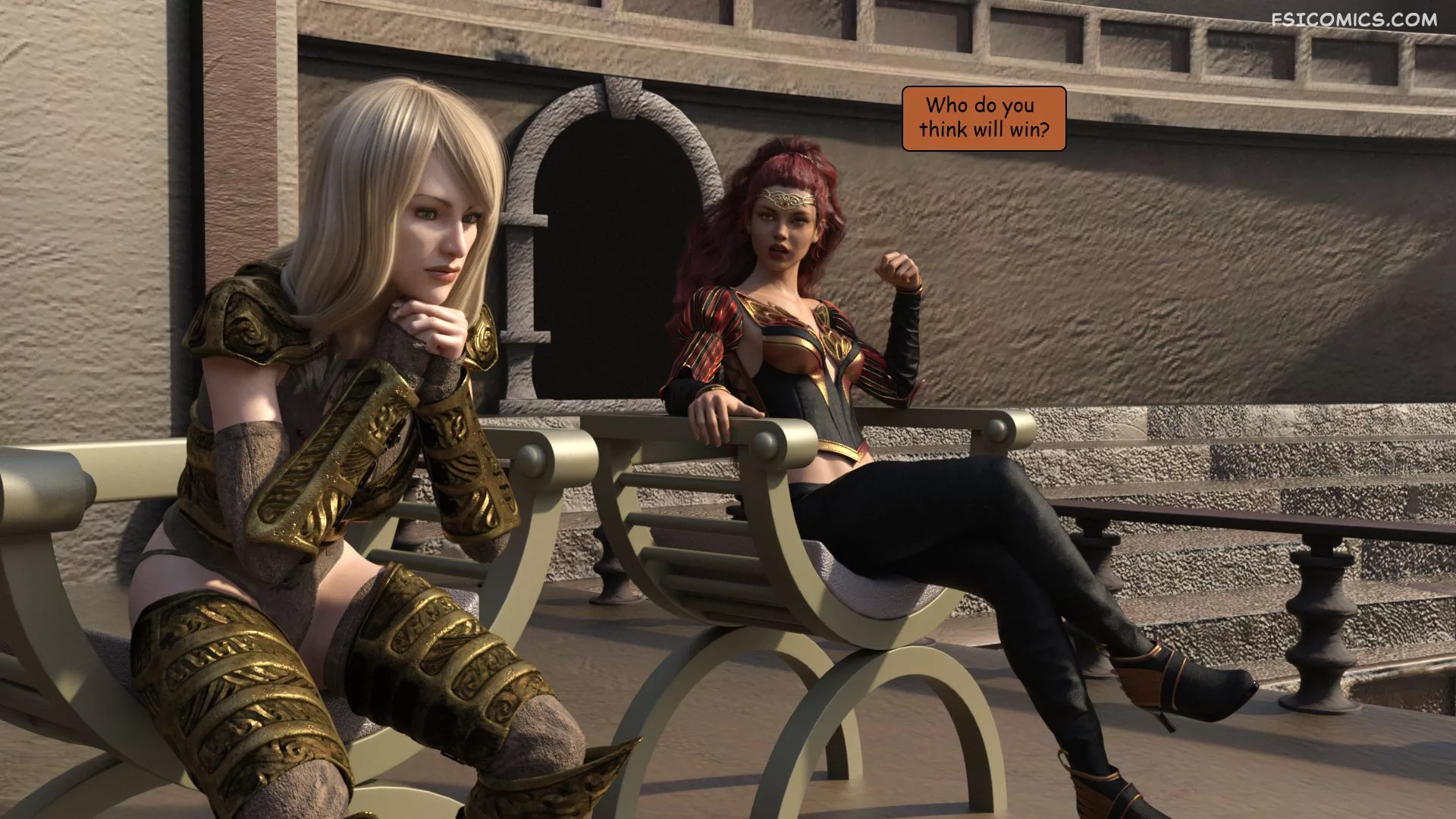 elf vs barbarian chapter 1 kizaru3d 015 - FSIComics