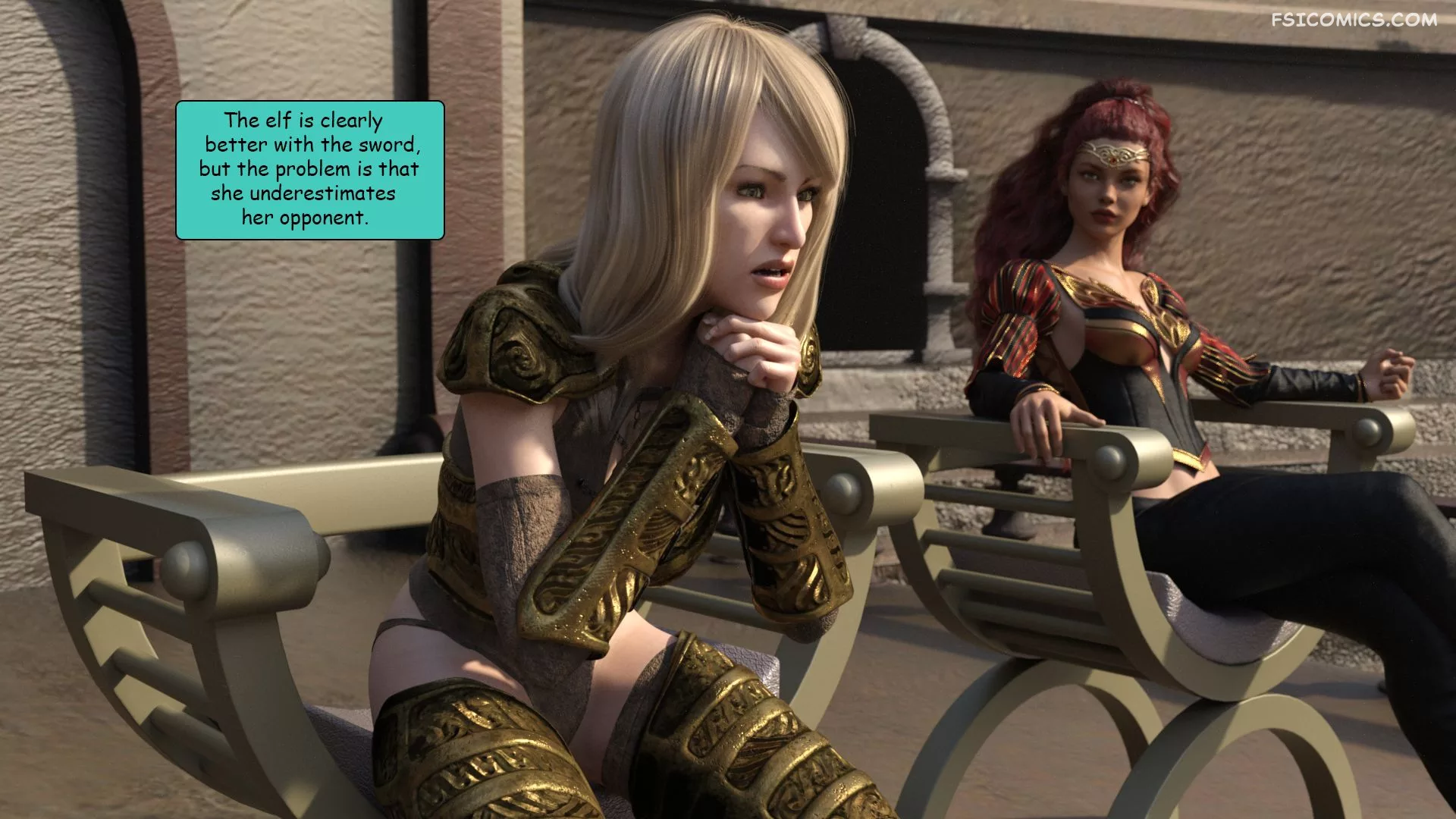 elf vs barbarian chapter 1 kizaru3d 016 - FSIComics