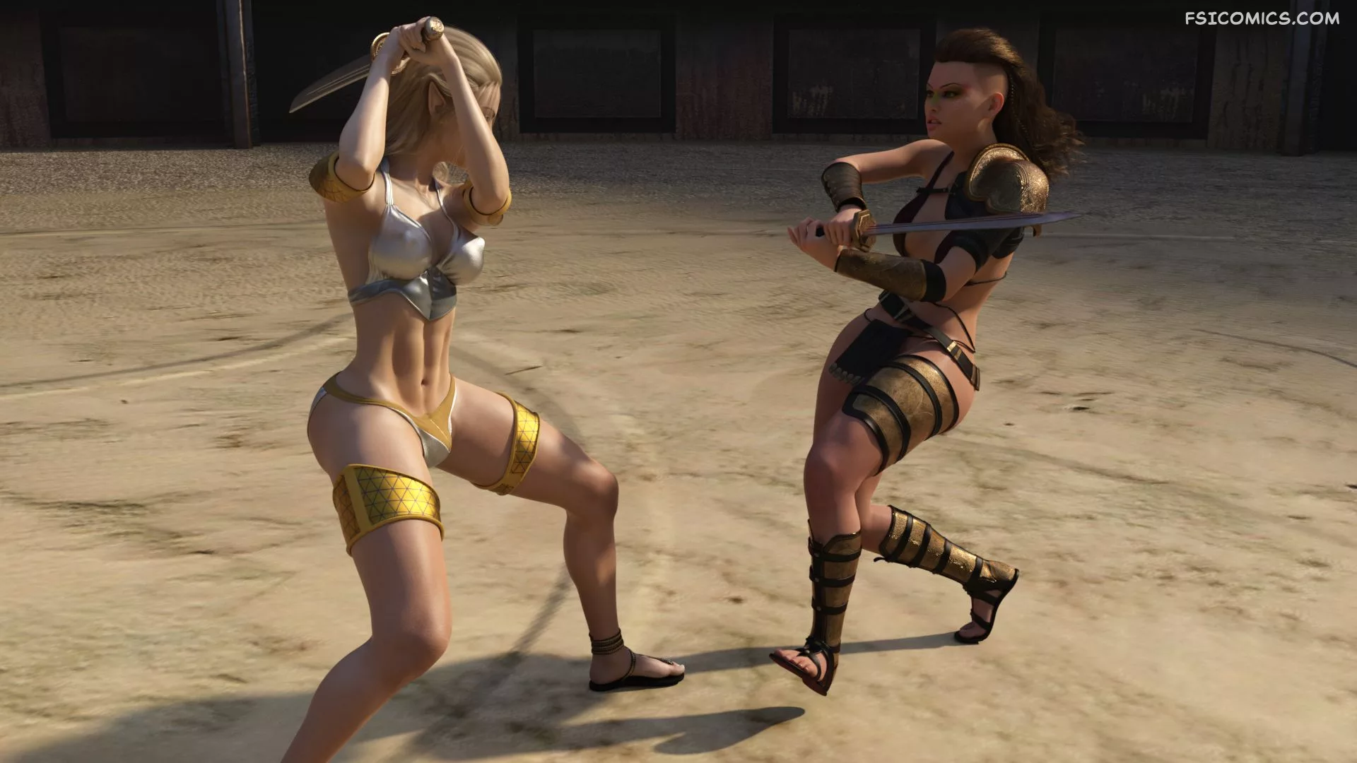 elf vs barbarian chapter 1 kizaru3d 019 - FSIComics
