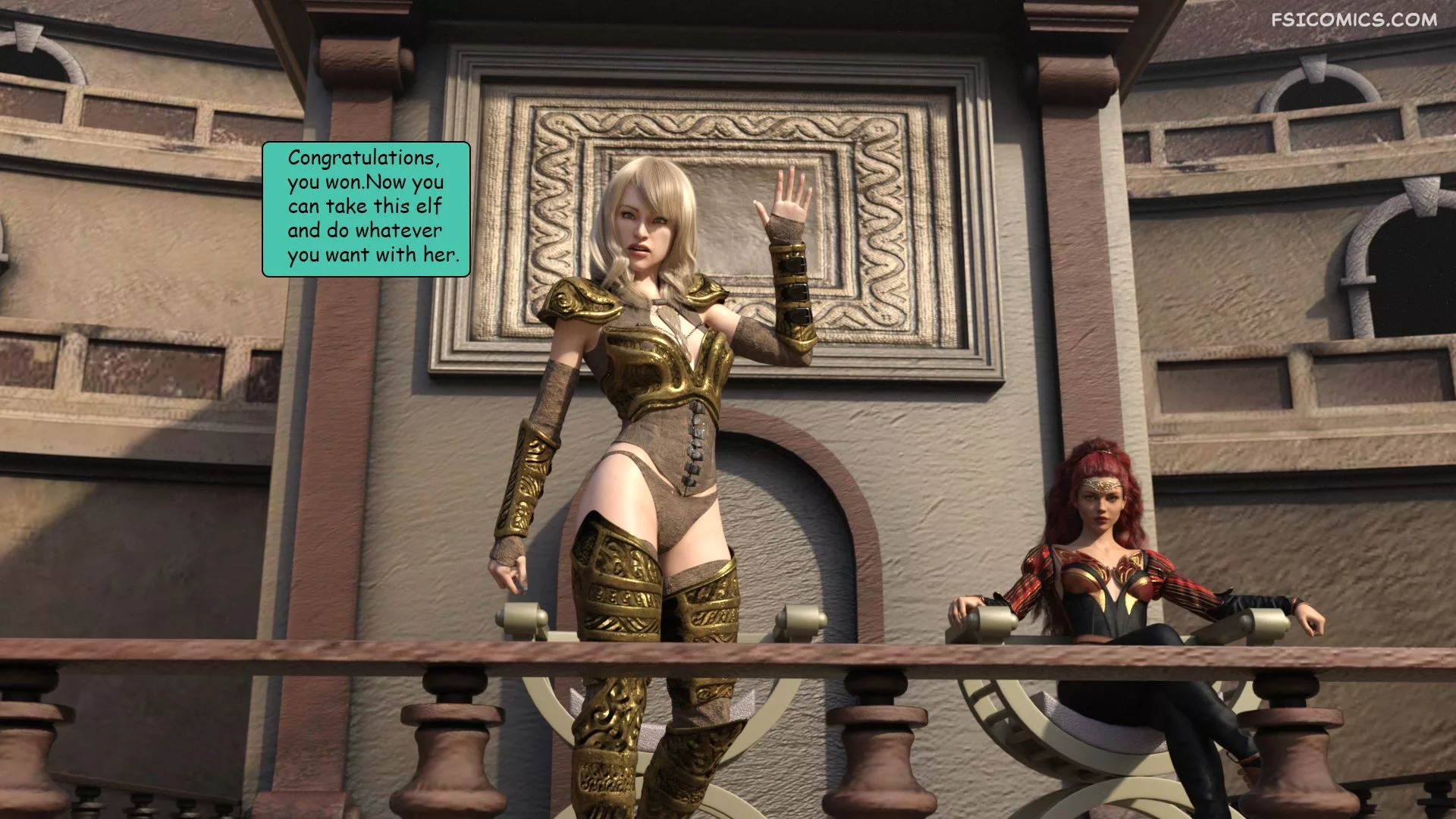 elf vs barbarian chapter 1 kizaru3d 027 - FSIComics