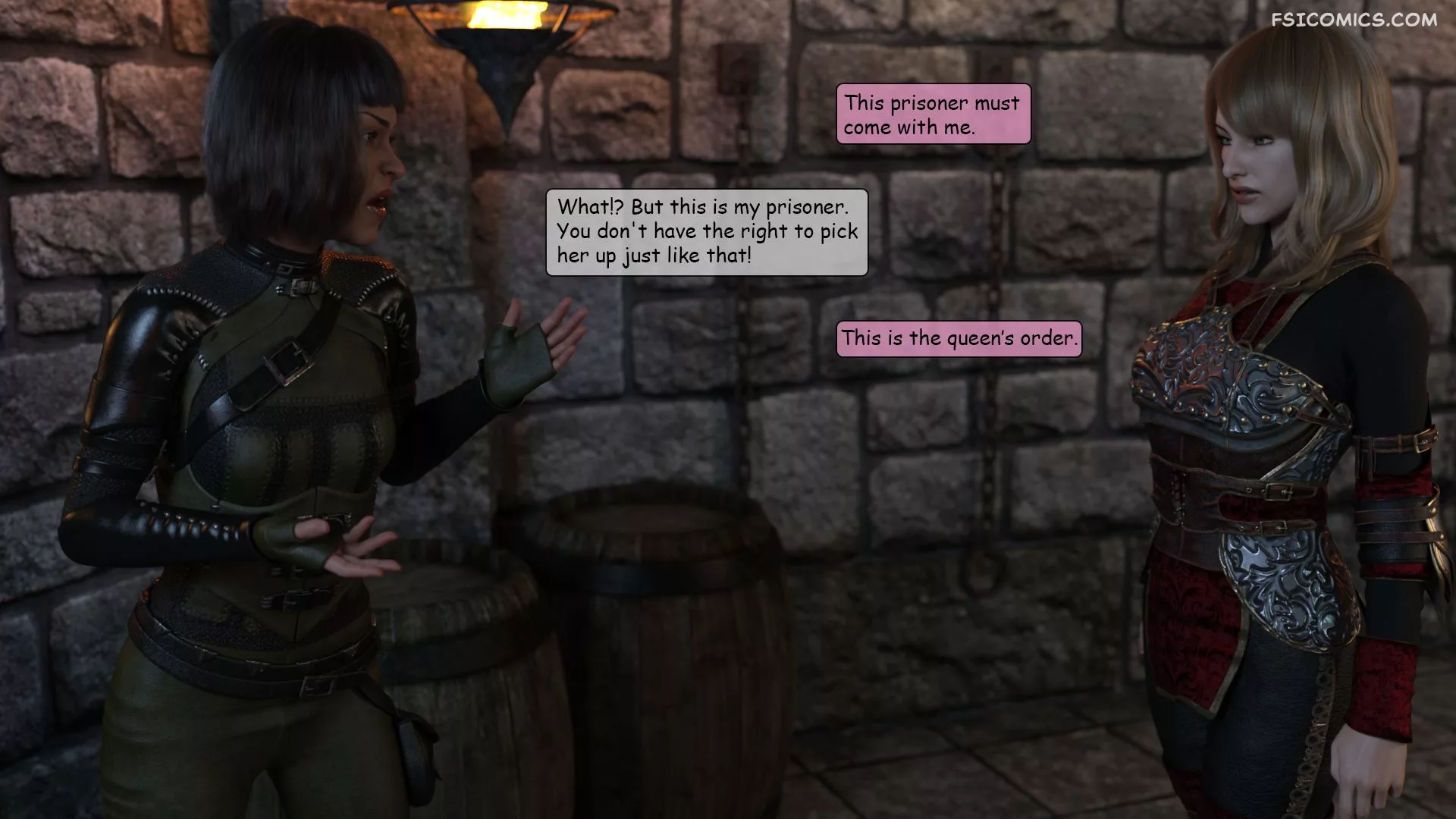 elf vs barbarian chapter 2 kizaru3d 007 - FSIComics