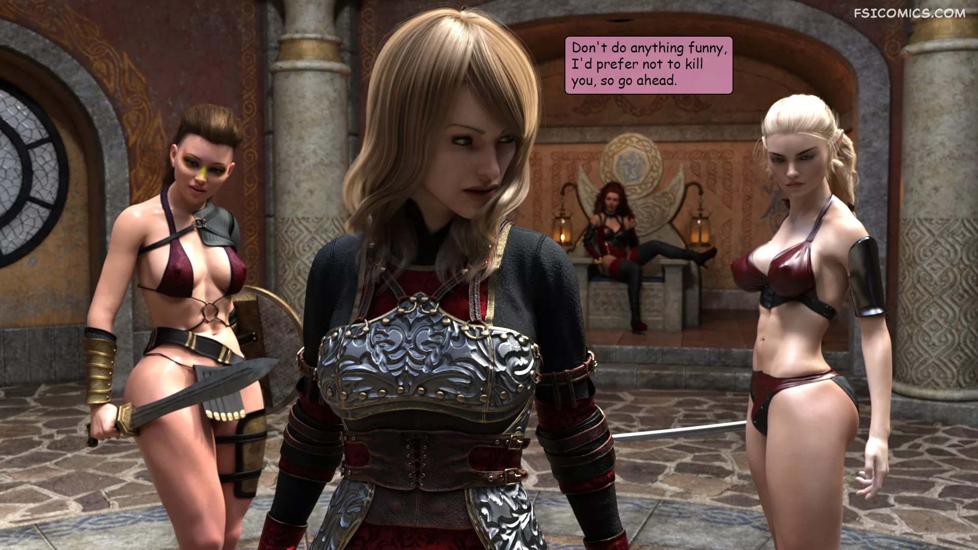 elf vs barbarian chapter 2 kizaru3d 025 - FSIComics