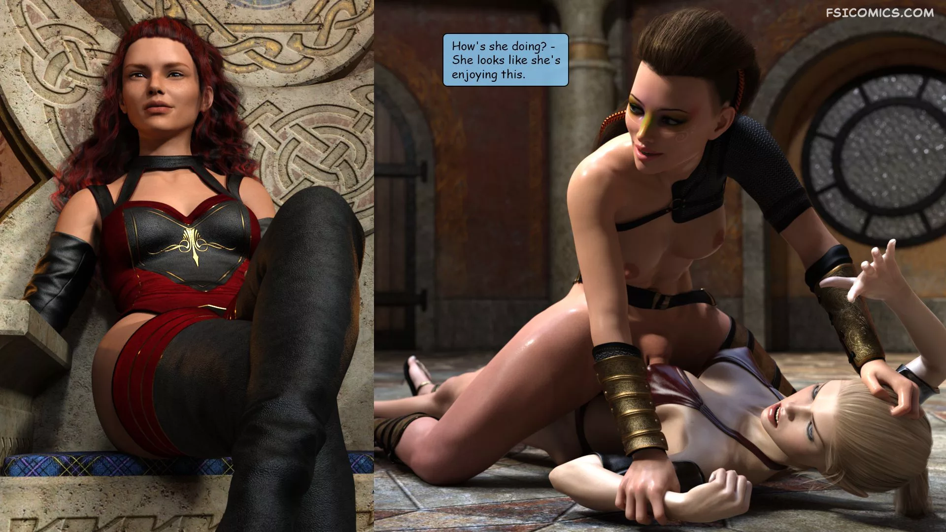 elf vs barbarian chapter 2 kizaru3d 048 - FSIComics