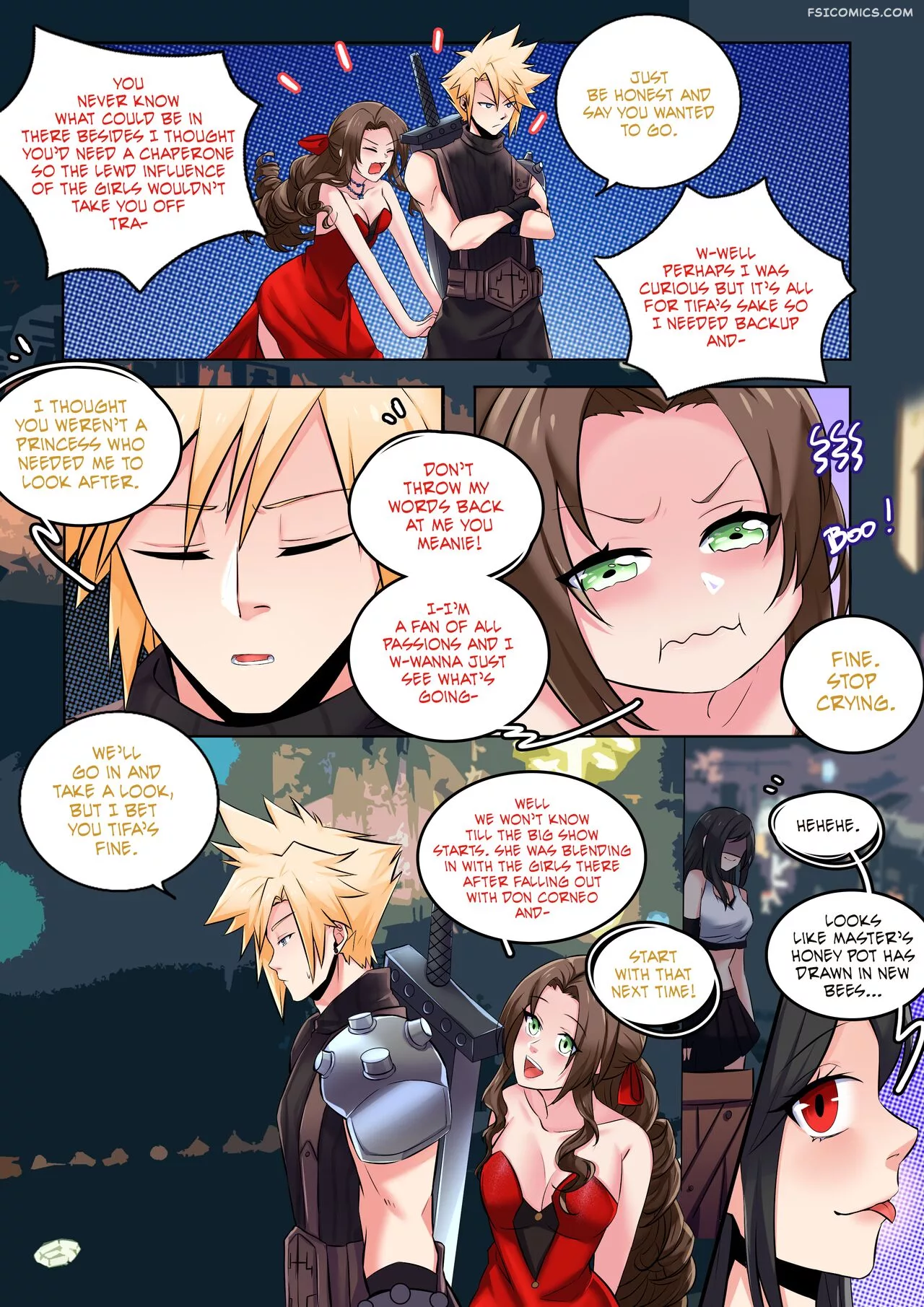 final fantasy 7 honey bee inn meowwithme 003 - FSIComics