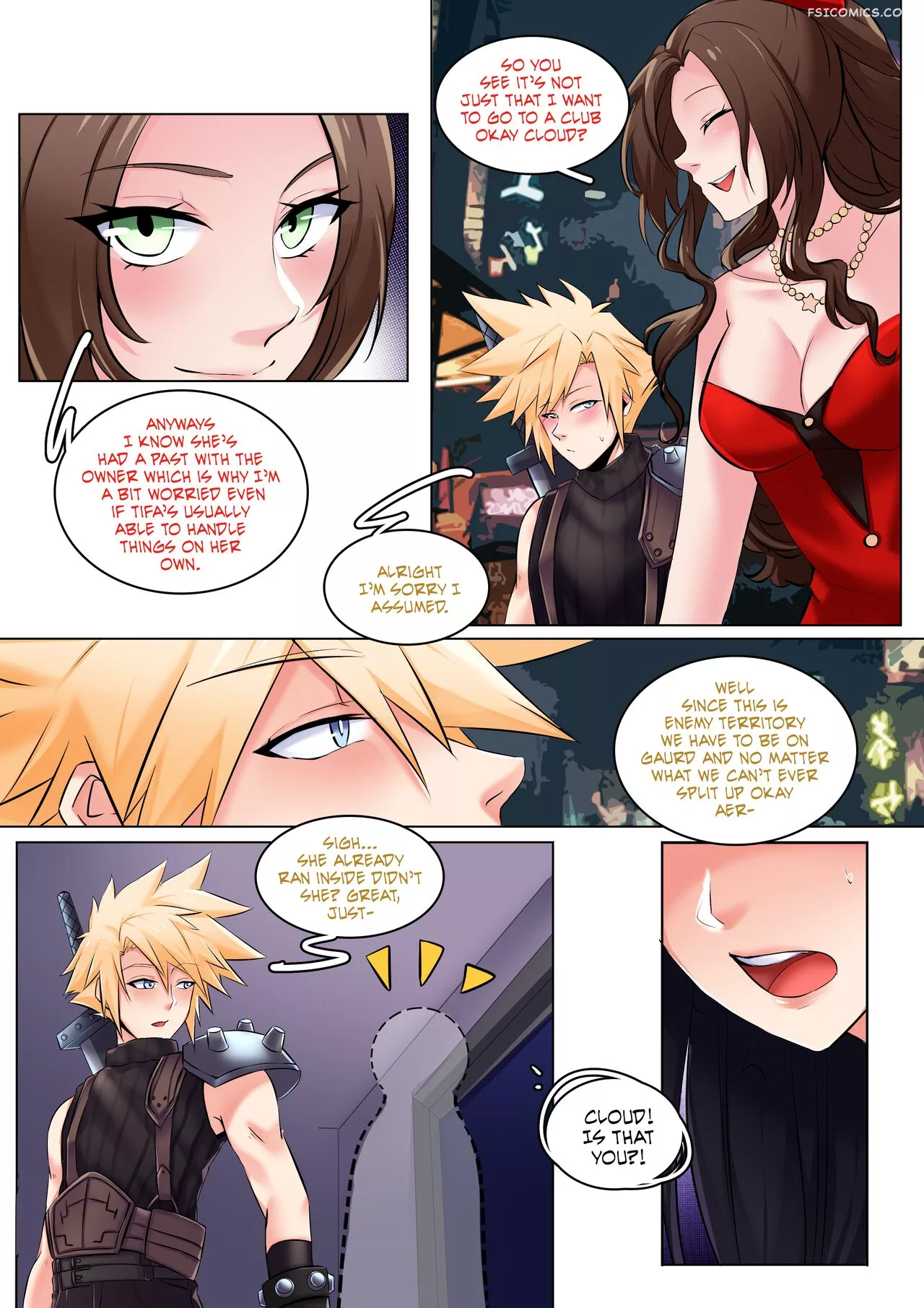 final fantasy 7 honey bee inn meowwithme 004 - FSIComics