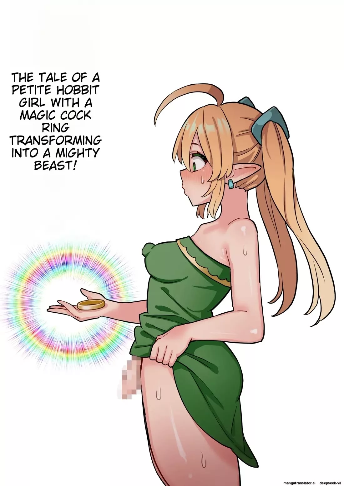 tanshou houkei futanari hobbit shoujo ga mahou no yubiwa de kyokon seiyoku monster ni naru hanashi hotaru 001 - FSIComics