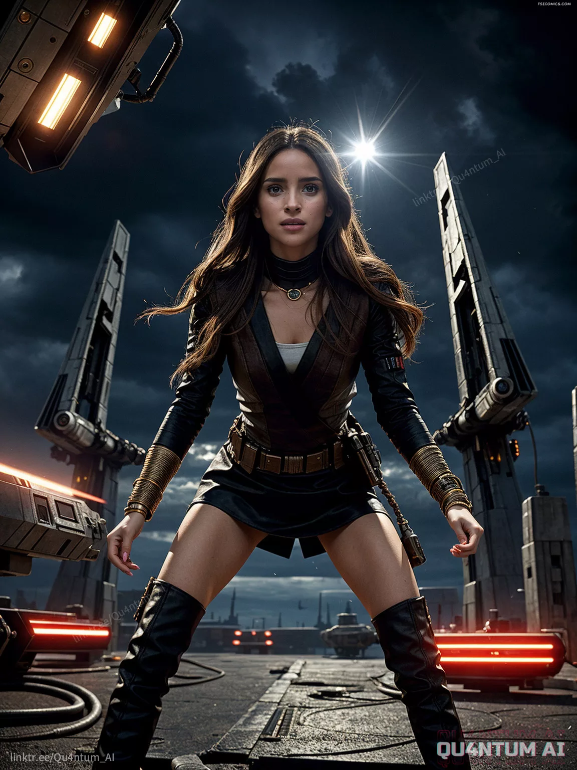 Adria Arjona Bix Caleen Andor Star Wars Rogue One SciFi celebrity Braids Princess Leia QuantumAI FSIComics.com 19 - FSIComics Adria Arjona Bix Caleen Andor Star Wars Rogue One SciFi celebrity Braids Princess Leia QuantumAI FSIComics.com 19 - FSIComics