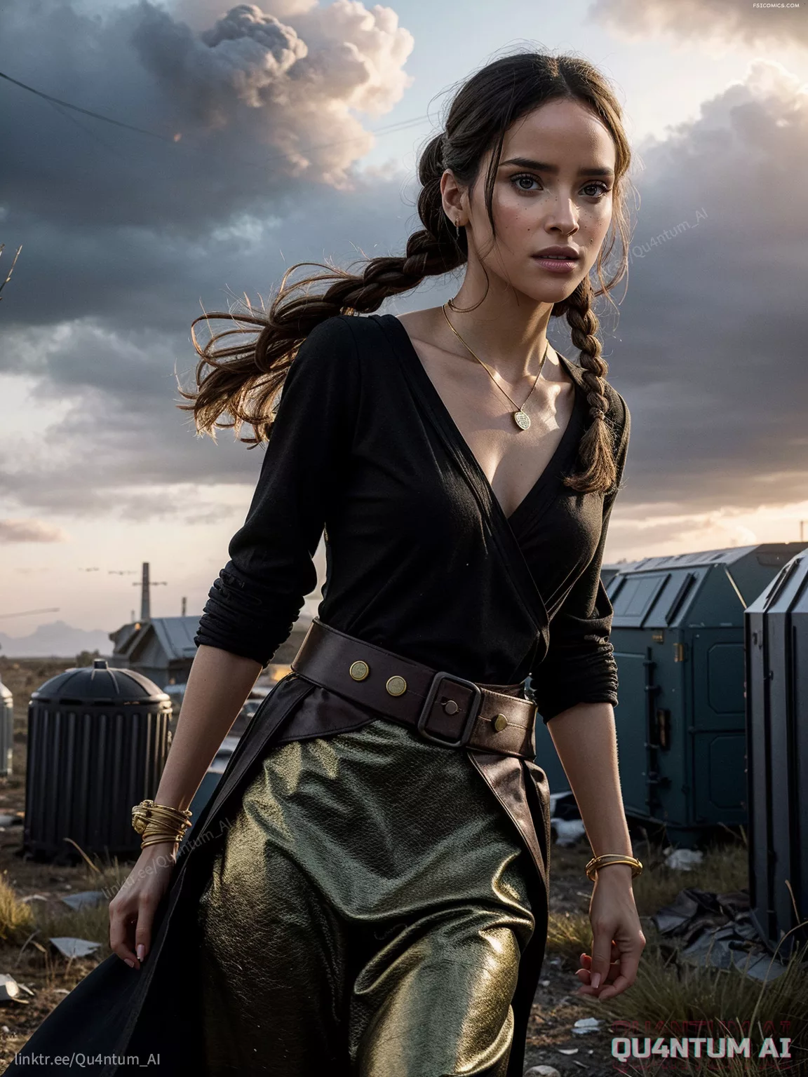 Adria Arjona Bix Caleen Andor Star Wars Rogue One SciFi celebrity Braids Princess Leia QuantumAI FSIComics.com 23 - FSIComics Adria Arjona Bix Caleen Andor Star Wars Rogue One SciFi celebrity Braids Princess Leia QuantumAI FSIComics.com 23 - FSIComics