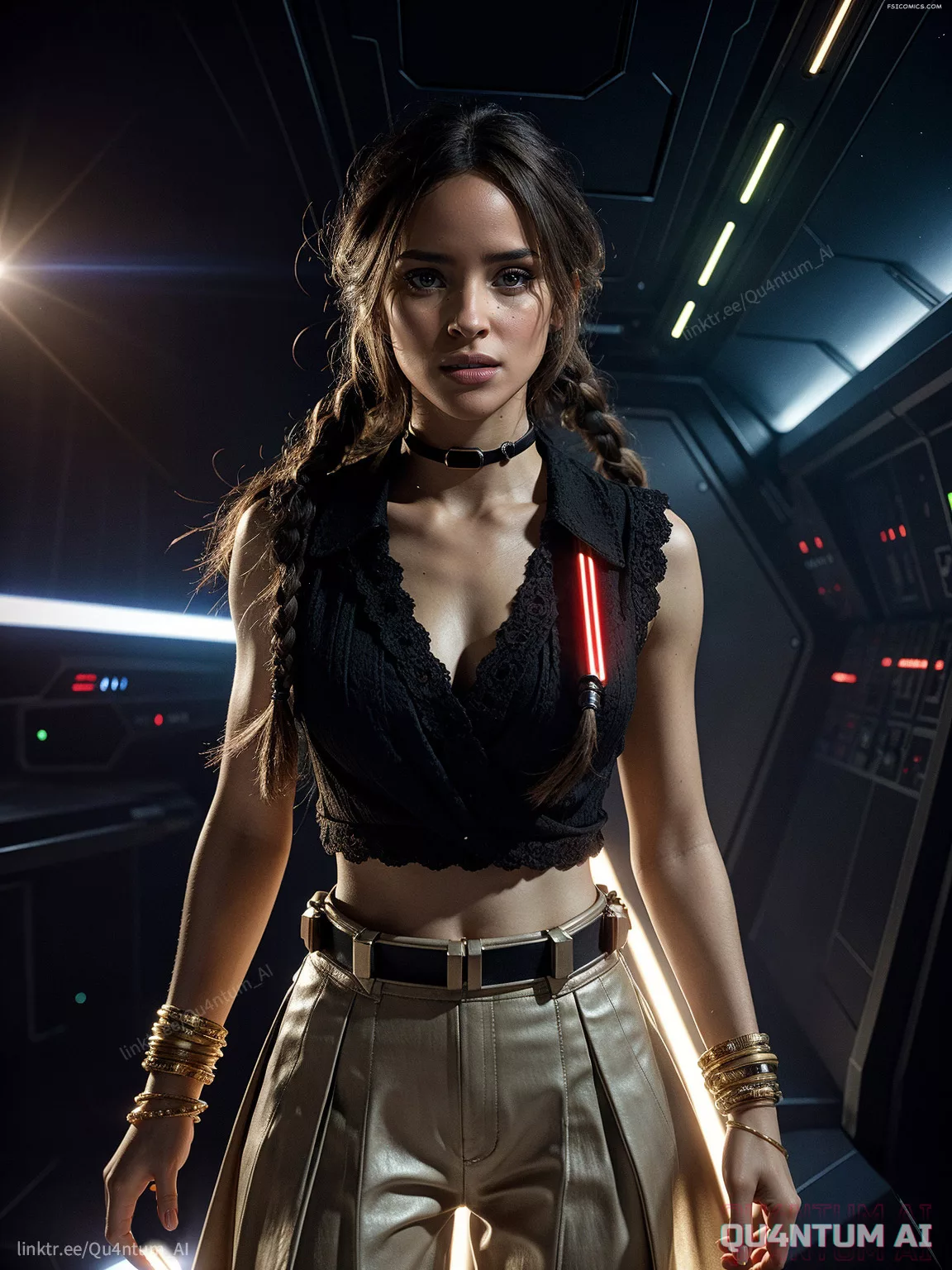 Adria Arjona Bix Caleen Andor Star Wars Rogue One SciFi celebrity Braids Princess Leia QuantumAI FSIComics.com 30 - FSIComics Adria Arjona Bix Caleen Andor Star Wars Rogue One SciFi celebrity Braids Princess Leia QuantumAI FSIComics.com 30 - FSIComics