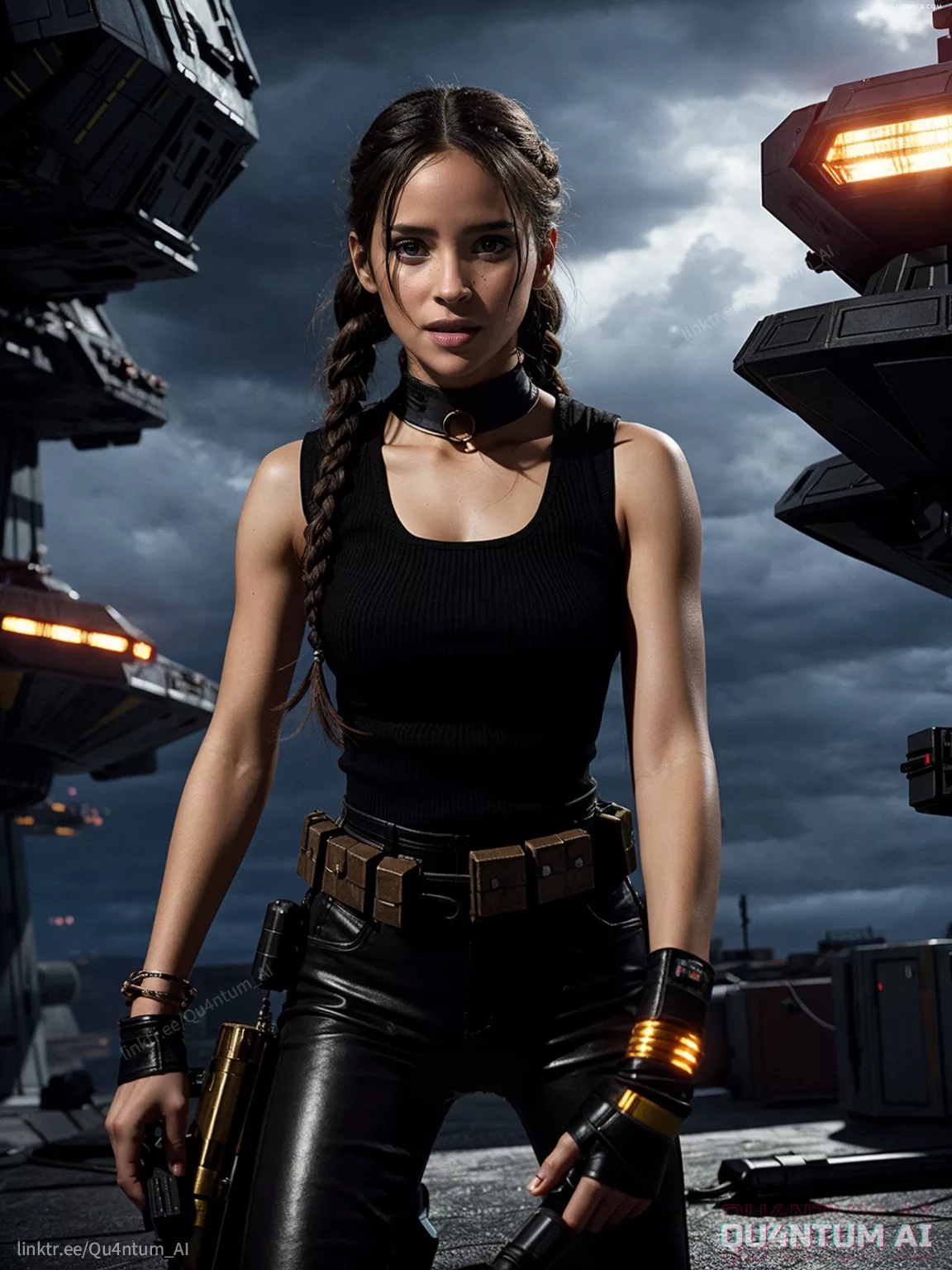 Adria Arjona Bix Caleen Andor Star Wars Rogue One SciFi celebrity Braids Princess Leia QuantumAI FSIComics.com 8 - FSIComics Adria Arjona Bix Caleen Andor Star Wars Rogue One SciFi celebrity Braids Princess Leia QuantumAI FSIComics.com 8 - FSIComics