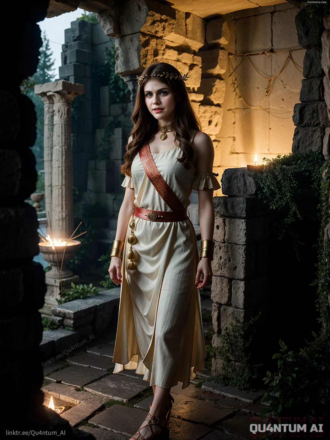 Alexandra Daddario Percy Jackson the Olympians Greek Mythology QuantumAI FSIComics.com 5 - FSIComics Alexandra Daddario Percy Jackson the Olympians Greek Mythology QuantumAI FSIComics.com 5 - FSIComics
