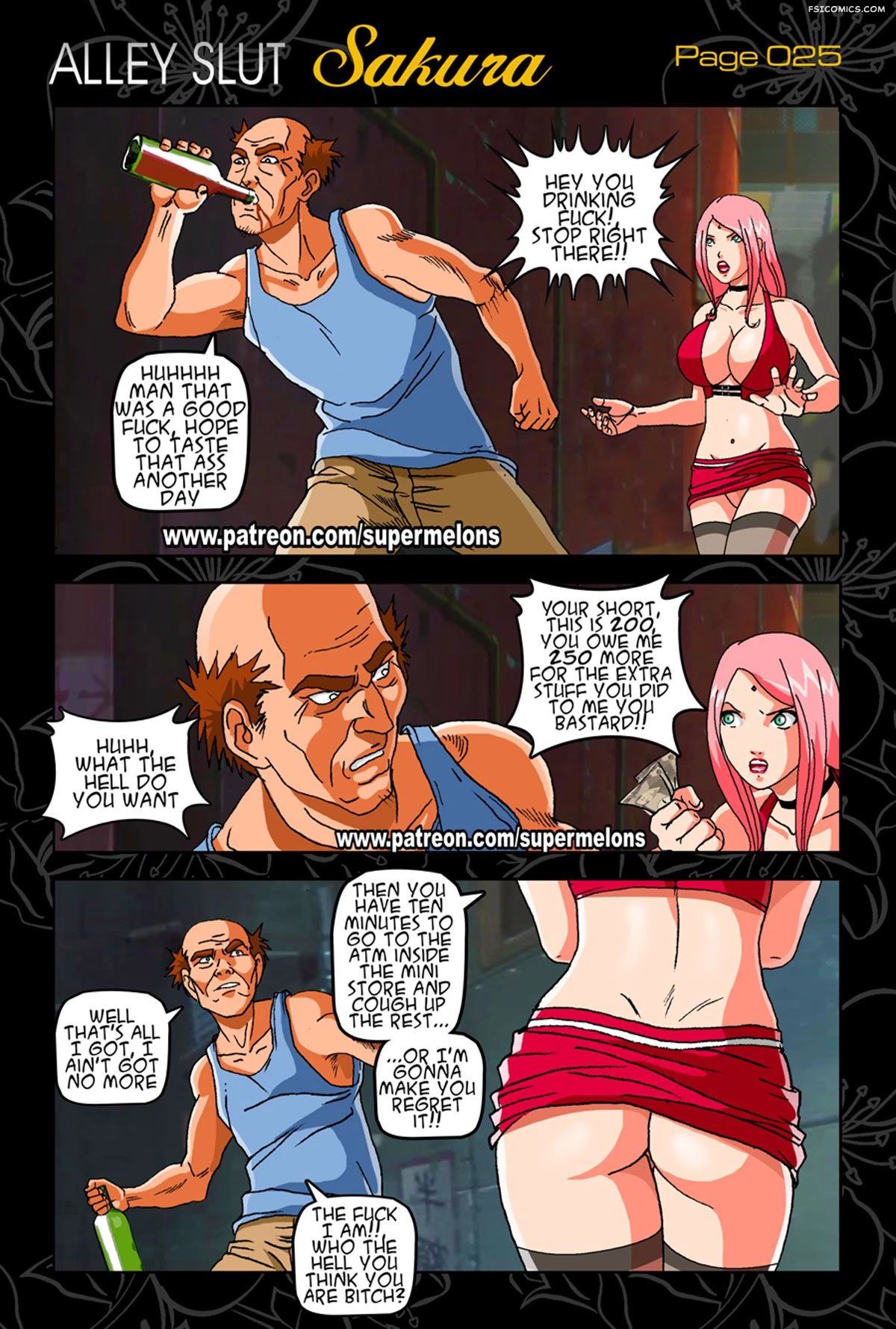 Alley Slut Sakura Chapter 1 Naruto Super Melons FSIComics.com 27 - FSIComics