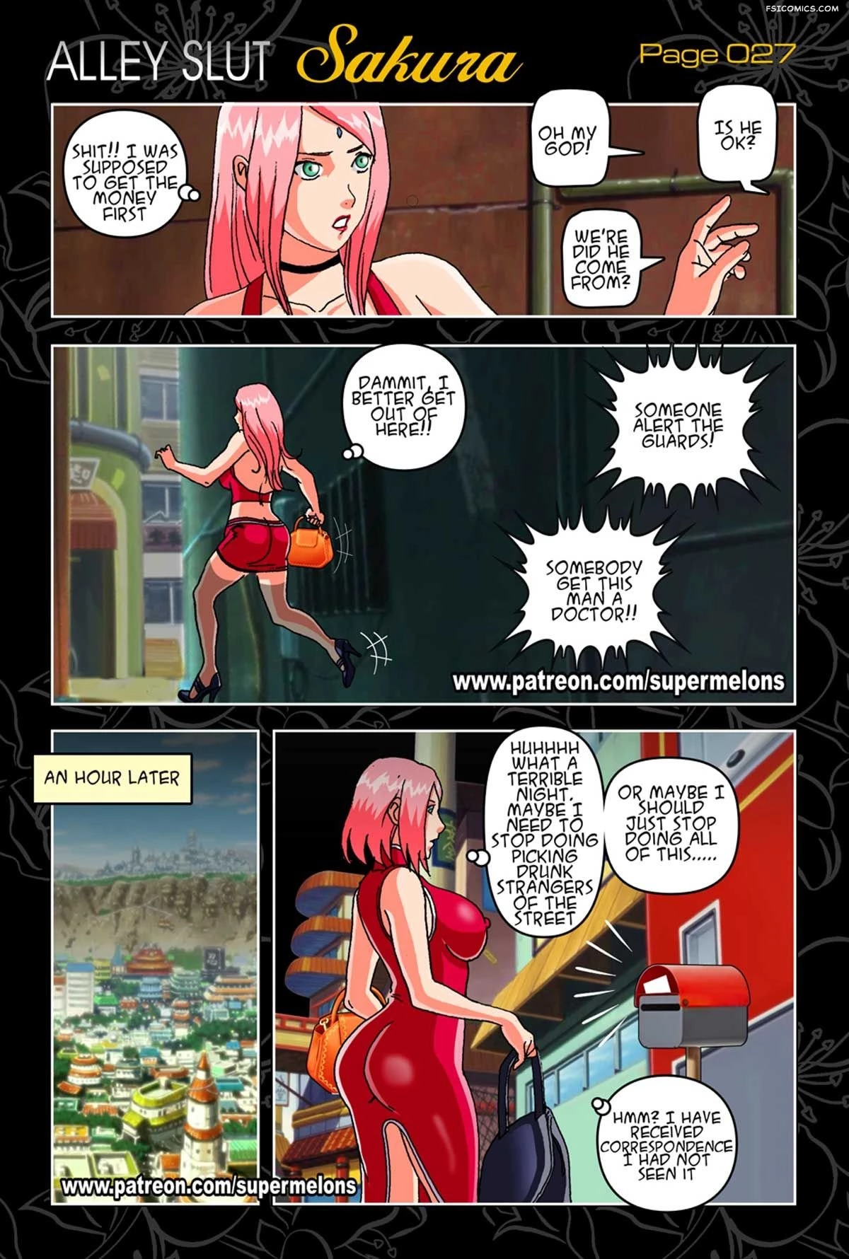 Alley Slut Sakura Chapter 1 Naruto Super Melons FSIComics.com 29 - FSIComics
