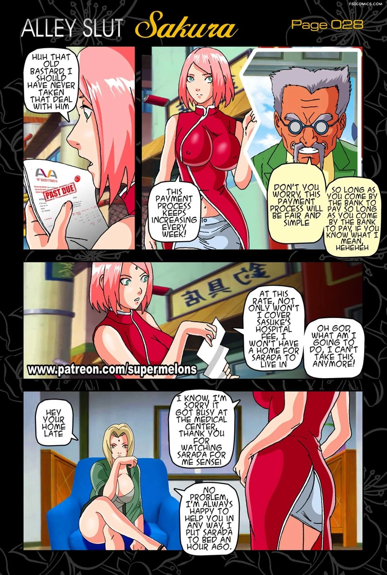 Alley Slut Sakura Chapter 1 Naruto Super Melons FSIComics.com 30 - FSIComics