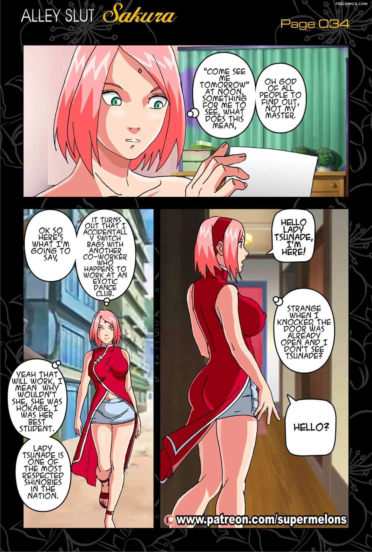 Alley Slut Sakura Chapter 1 Naruto Super Melons FSIComics.com 36 - FSIComics