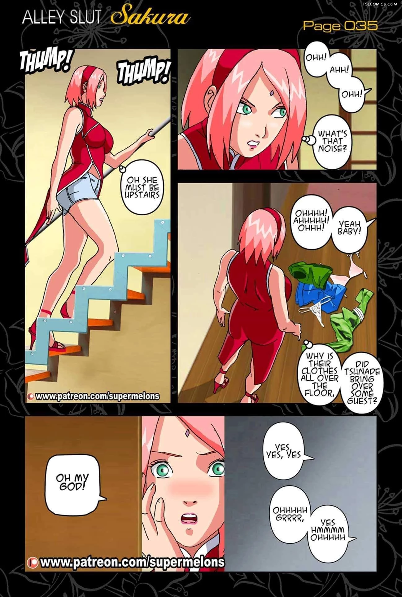 Alley Slut Sakura Chapter 1 Naruto Super Melons FSIComics.com 37 - FSIComics