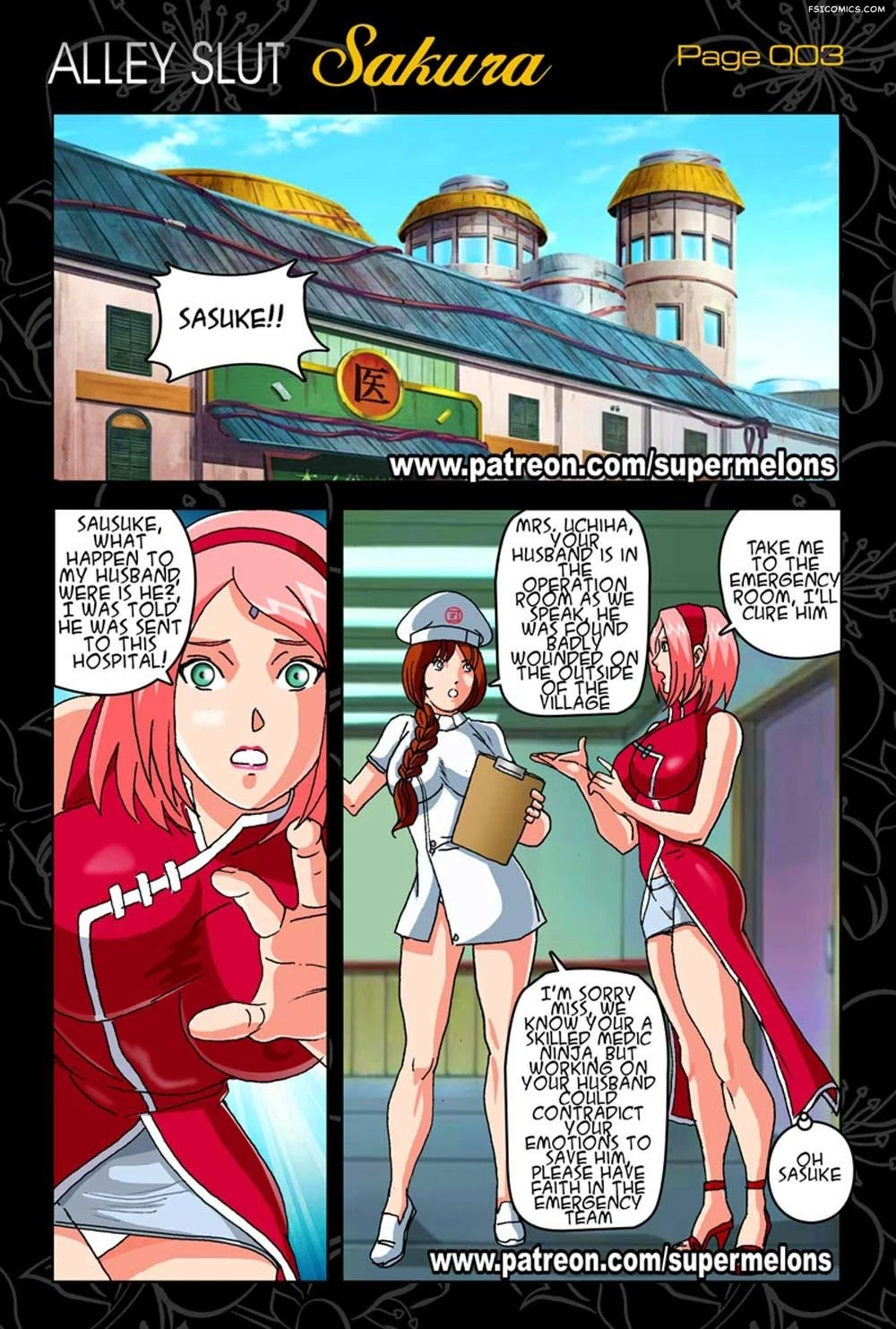 Alley Slut Sakura Chapter 1 Naruto Super Melons FSIComics.com 5 - FSIComics