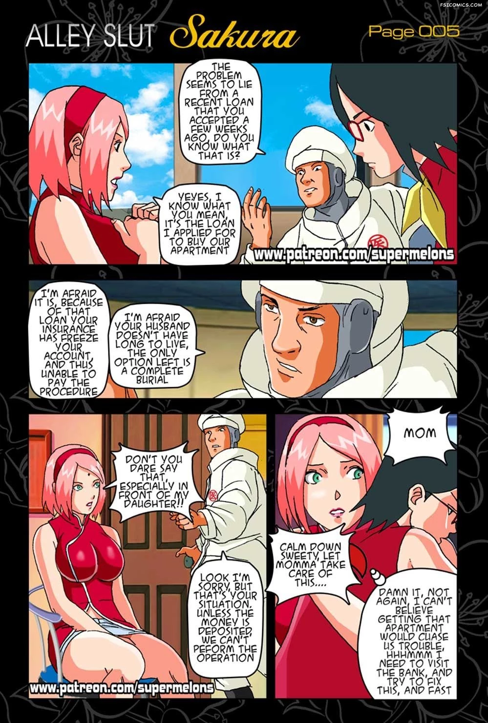 Alley Slut Sakura Chapter 1 Naruto Super Melons FSIComics.com 7 - FSIComics