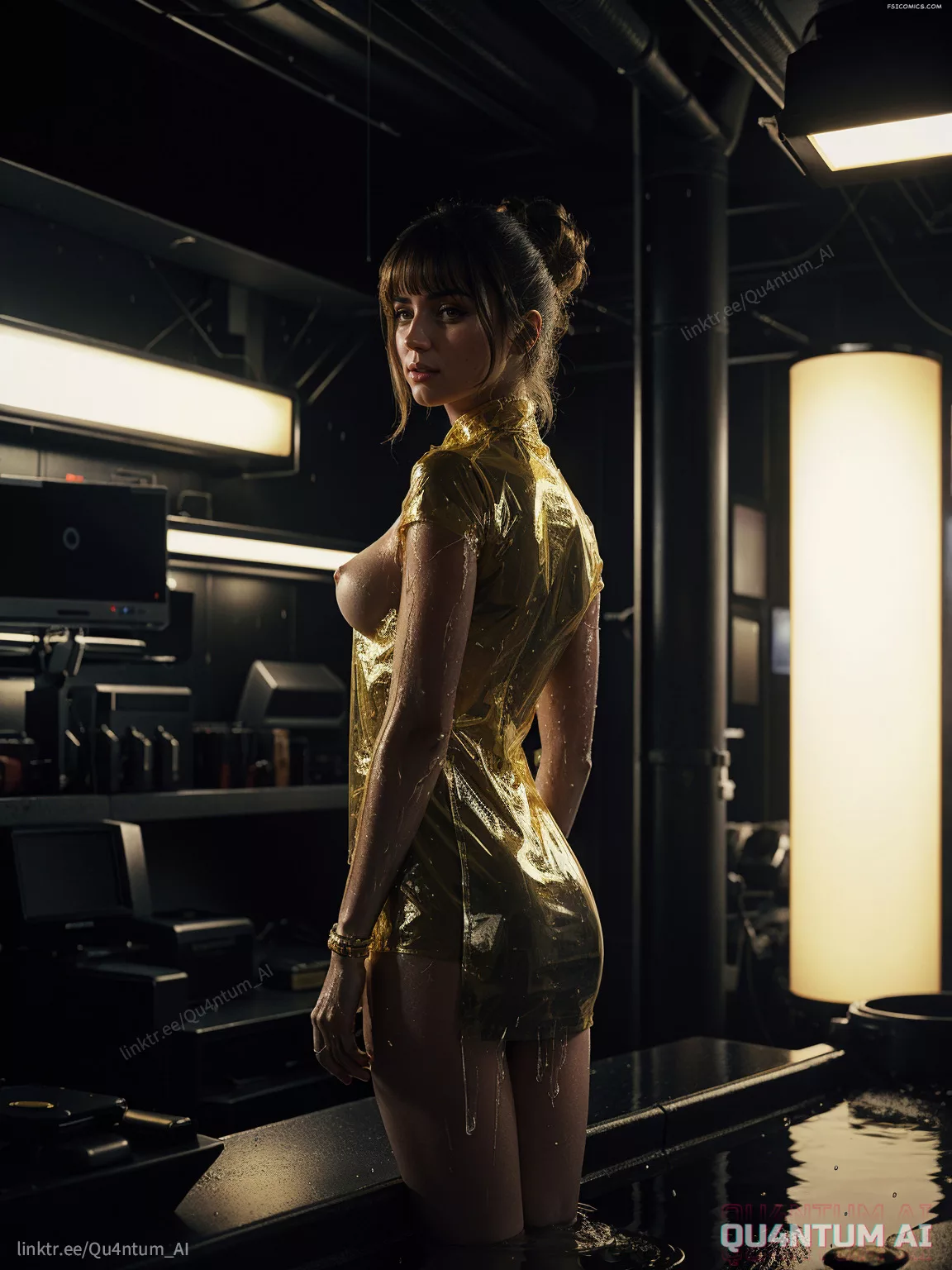 Ana De Armas Blade Runner 2049 Blade Runner 1982 JOI Raincoat Leather Retro Future QuantumAI FSIComics.com 13 - FSIComics Ana De Armas Blade Runner 2049 Blade Runner 1982 JOI Raincoat Leather Retro Future QuantumAI FSIComics.com 13 - FSIComics