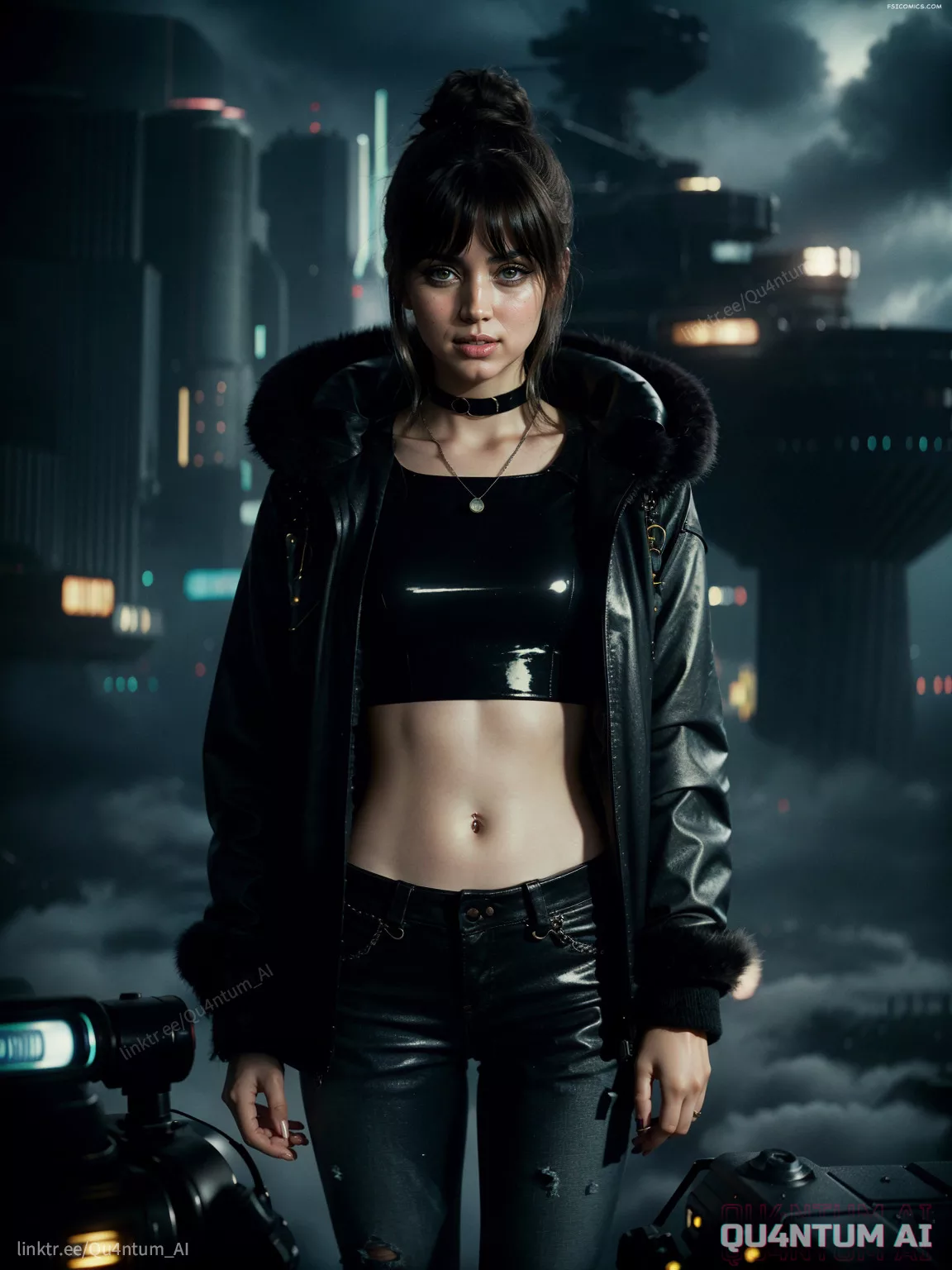 Ana De Armas Blade Runner 2049 Blade Runner 1982 JOI Raincoat Leather Retro Future QuantumAI FSIComics.com 21 - FSIComics Ana De Armas Blade Runner 2049 Blade Runner 1982 JOI Raincoat Leather Retro Future QuantumAI FSIComics.com 21 - FSIComics