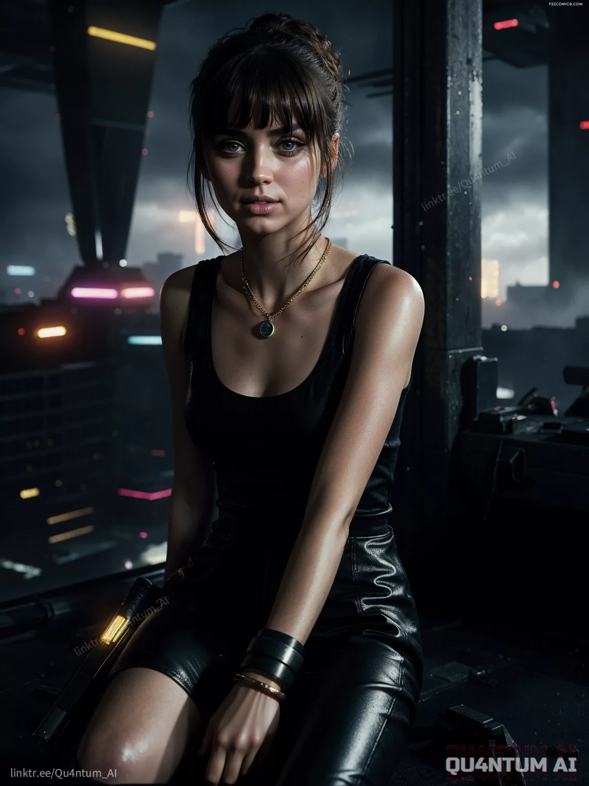 Ana De Armas Blade Runner 2049 Blade Runner 1982 JOI Raincoat Leather Retro Future QuantumAI FSIComics.com 6 - FSIComics Ana De Armas Blade Runner 2049 Blade Runner 1982 JOI Raincoat Leather Retro Future QuantumAI FSIComics.com 6 - FSIComics
