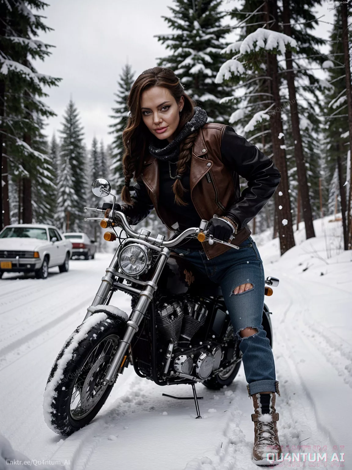 Angelina Jolie Biker Girl QuantumAI FSIComics.com 14 - FSIComics Angelina Jolie Biker Girl QuantumAI FSIComics.com 14 - FSIComics