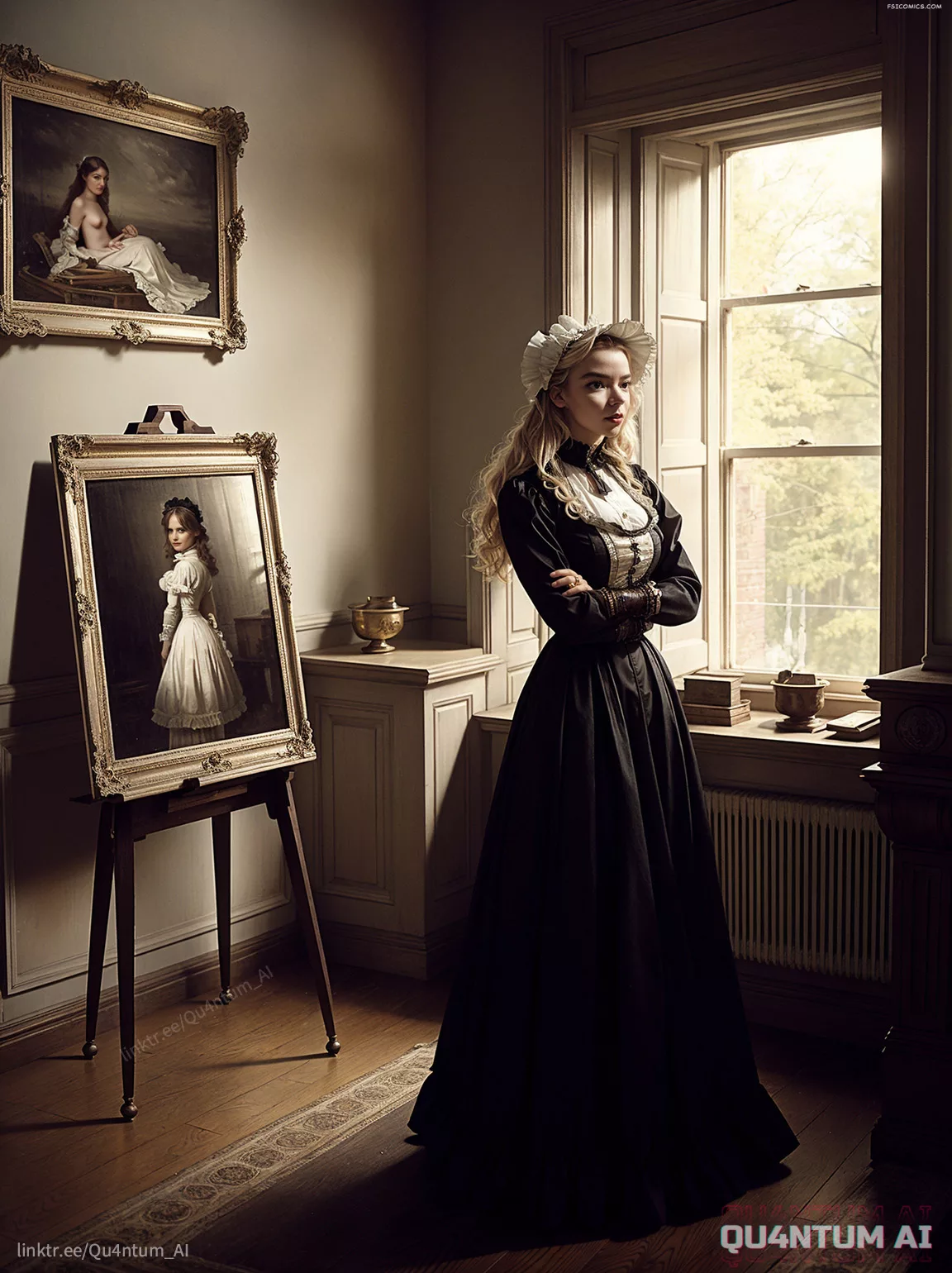 Anya Taylor Joy Victorian Era Governess Vintage Witch QuantumAI FSIComics.com 6 - FSIComics Anya Taylor Joy Victorian Era Governess Vintage Witch QuantumAI FSIComics.com 6 - FSIComics